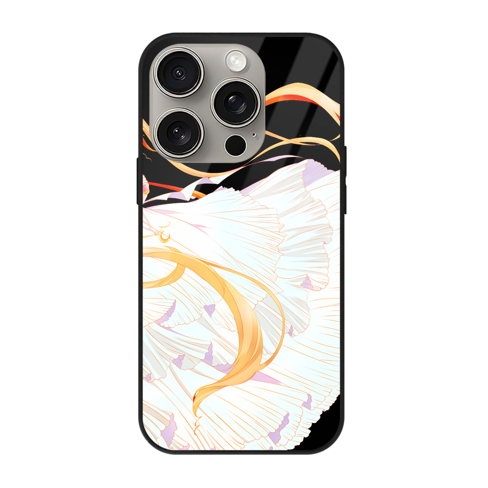 （画像用） 美少女戦士セーラームーン 愛野 美奈子 あいの みなこ Sailor Moon Aino Minako 【iPhone15Pro対応】スマホケース 耐衝撃＆黄変防止 背面ガラス