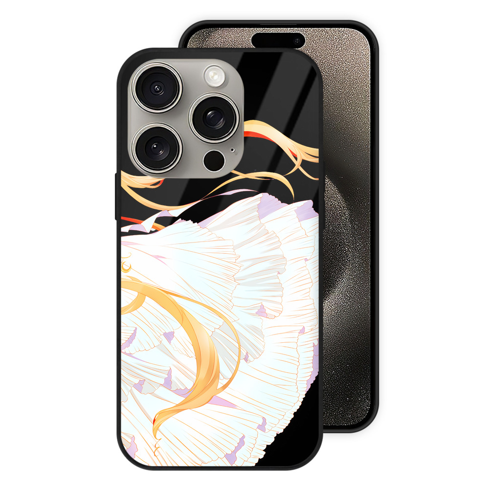 （画像用） 美少女戦士セーラームーン 愛野 美奈子 あいの みなこ Sailor Moon Aino Minako 【iPhone15Pro対応】スマホケース 耐衝撃＆黄変防止 背面ガラス
