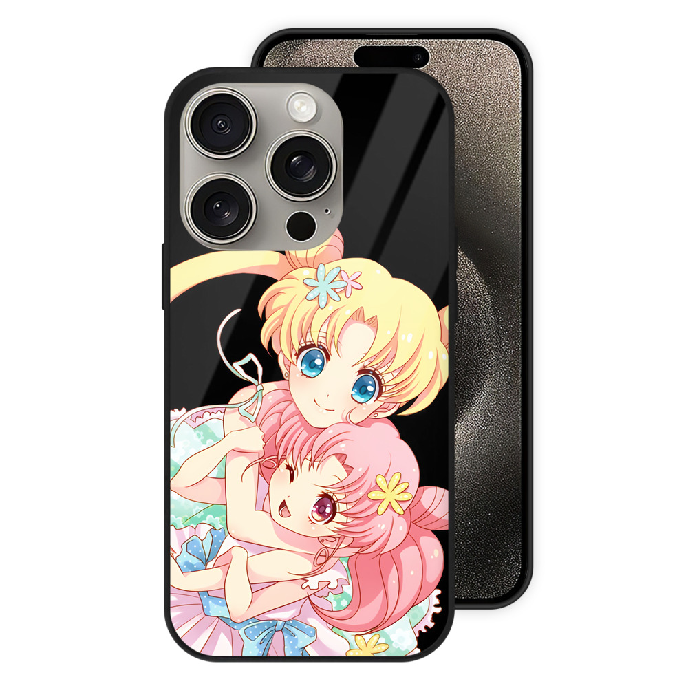 （画像用） 美少女戦士セーラームーン 愛野 美奈子 あいの みなこ Sailor Moon Aino Minako 【iPhone15Pro対応】スマホケース 耐衝撃＆黄変防止 背面ガラス