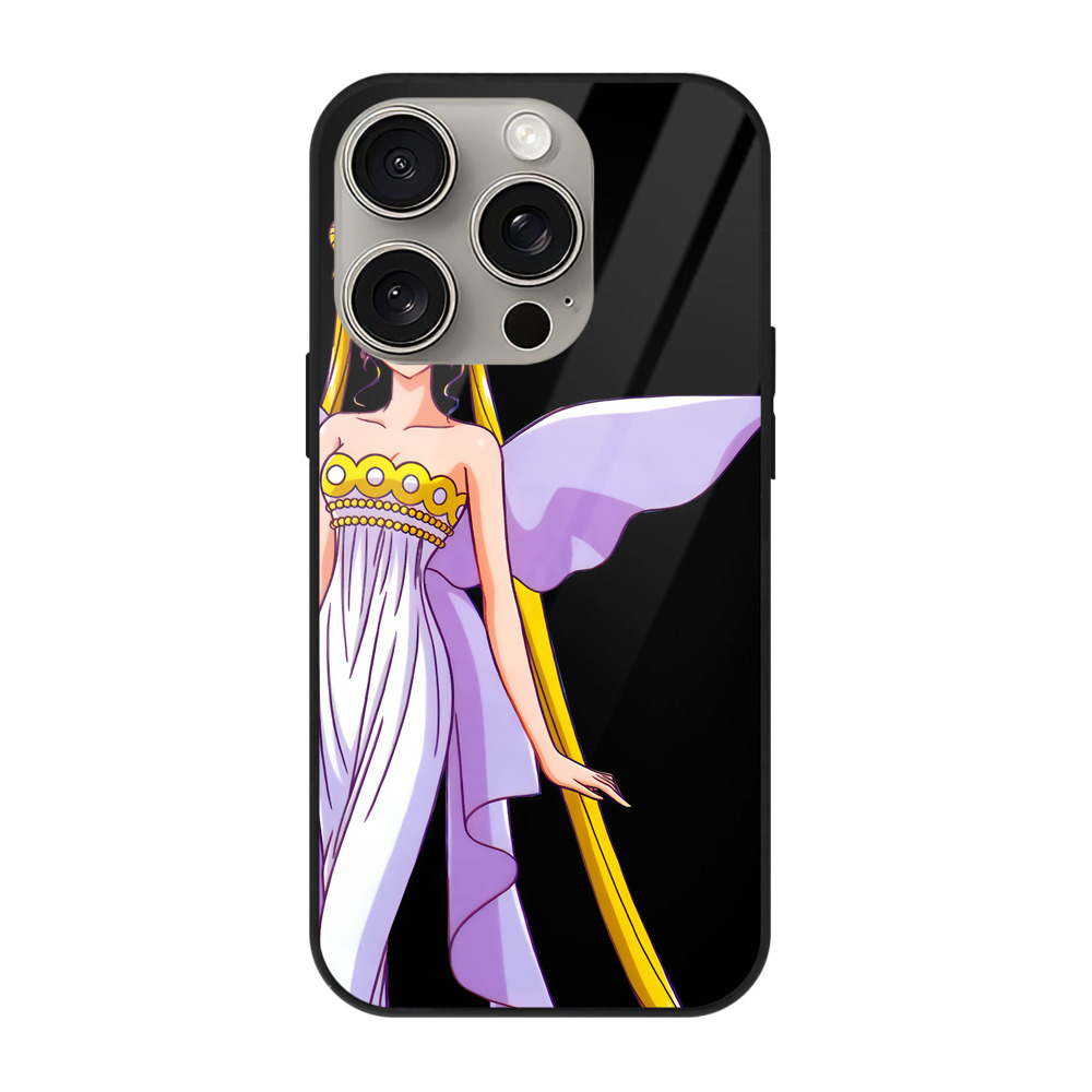 （画像用） 美少女戦士セーラームーン 愛野 美奈子 あいの みなこ Sailor Moon Aino Minako 【iPhone15Pro対応】スマホケース 耐衝撃＆黄変防止 背面ガラス