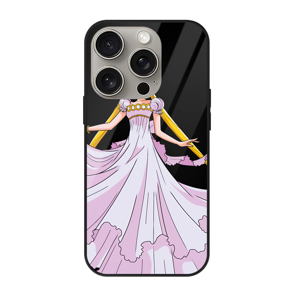 （画像用） 美少女戦士セーラームーン 愛野 美奈子 あいの みなこ Sailor Moon Aino Minako 【iPhone15Pro対応】スマホケース 耐衝撃＆黄変防止 背面ガラス