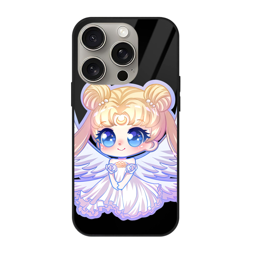 （画像用） 美少女戦士セーラームーン 愛野 美奈子 あいの みなこ Sailor Moon Aino Minako 【iPhone15Pro対応】スマホケース 耐衝撃＆黄変防止 背面ガラス