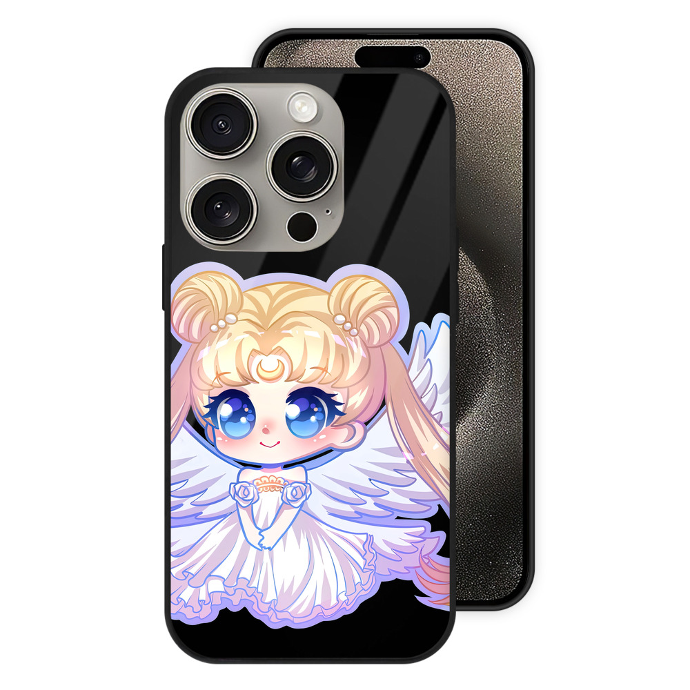 （画像用） 美少女戦士セーラームーン 愛野 美奈子 あいの みなこ Sailor Moon Aino Minako 【iPhone15Pro対応】スマホケース 耐衝撃＆黄変防止 背面ガラス