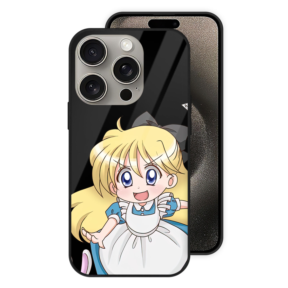 （画像用） 美少女戦士セーラームーン 愛野 美奈子 あいの みなこ Sailor Moon Aino Minako 【iPhone15Pro対応】スマホケース 耐衝撃＆黄変防止 背面ガラス