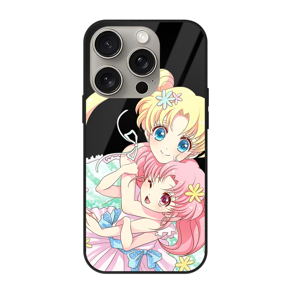 （画像用） 美少女戦士セーラームーン 愛野 美奈子 あいの みなこ Sailor Moon Aino Minako 【iPhone15Pro対応】スマホケース 耐衝撃＆黄変防止 背面ガラス