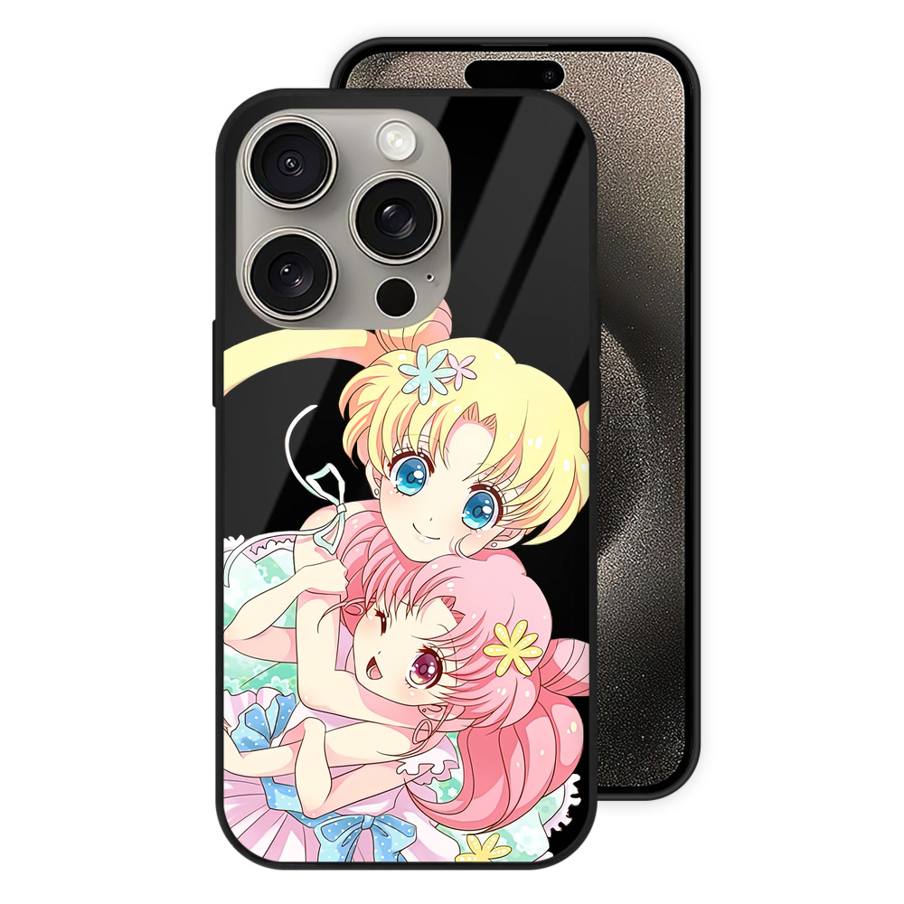 （画像用） 美少女戦士セーラームーン 愛野 美奈子 あいの みなこ Sailor Moon Aino Minako 【iPhone15Pro対応】スマホケース 耐衝撃＆黄変防止 背面ガラス