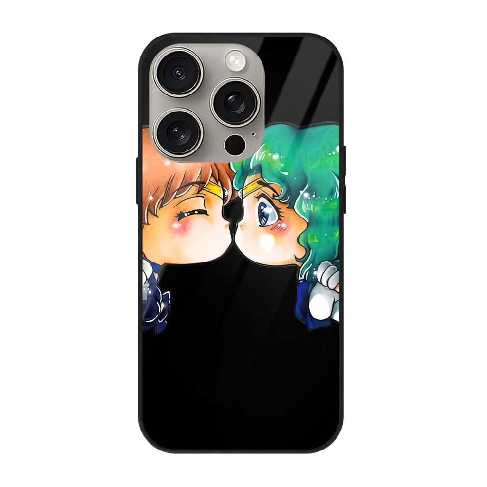 （画像用） 美少女戦士セーラームーン 天王はるか Sailor Moon Tenoh Haruka 【iPhone15Pro対応】スマホケース 耐衝撃＆黄変防止 背面ガラス