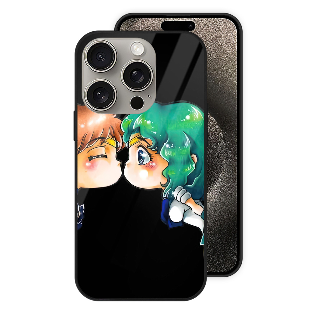 （画像用） 美少女戦士セーラームーン 天王はるか Sailor Moon Tenoh Haruka 【iPhone15Pro対応】スマホケース 耐衝撃＆黄変防止 背面ガラス