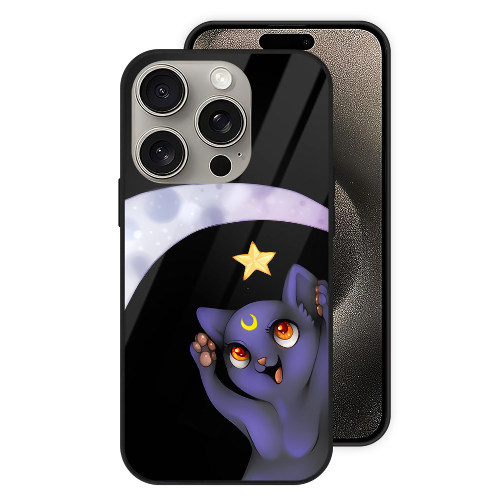 （画像用） 美少女戦士セーラームーン Sailor Moon 【iPhone15Pro対応】スマホケース 耐衝撃＆黄変防止 背面ガラス