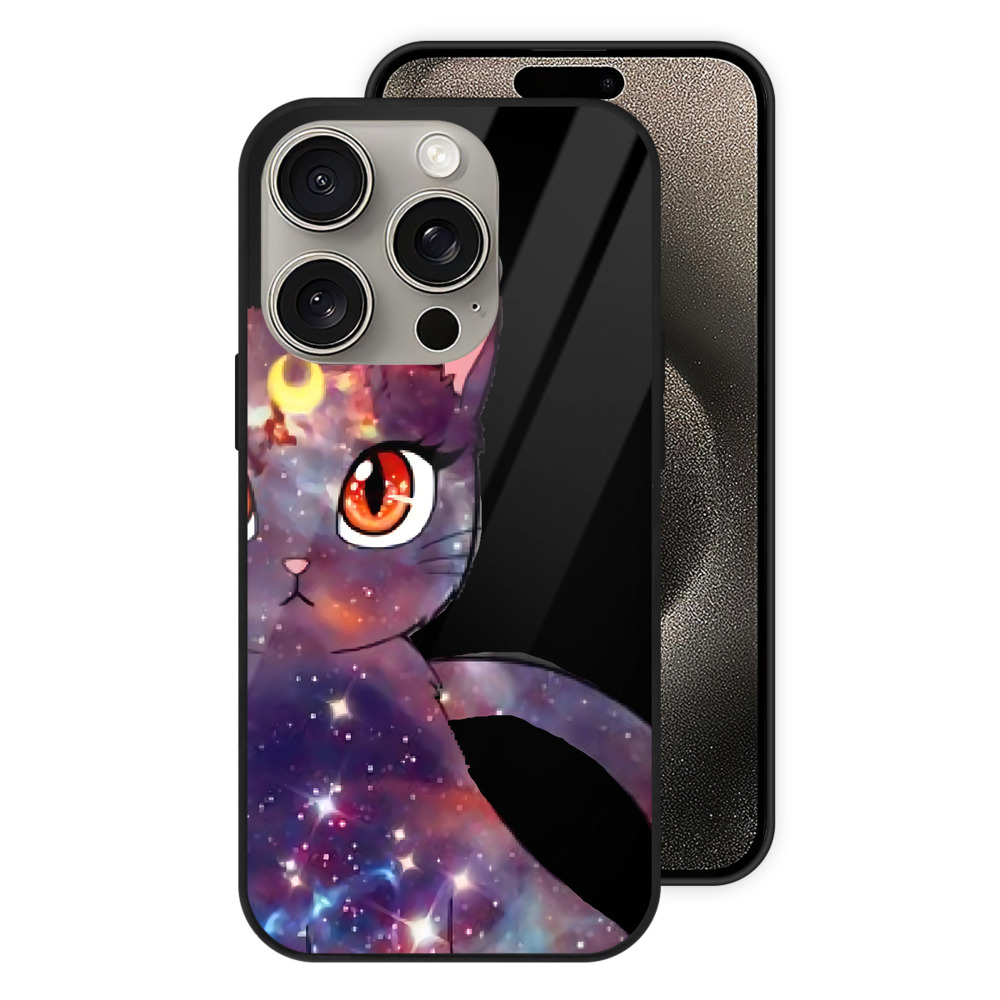 （画像用） 美少女戦士セーラームーン Sailor Moon 【iPhone15Pro対応】スマホケース 耐衝撃＆黄変防止 背面ガラス