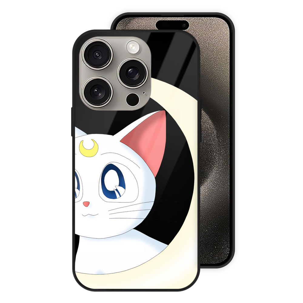 （画像用） 美少女戦士セーラームーン Sailor Moon 【iPhone15Pro対応】スマホケース 耐衝撃＆黄変防止 背面ガラス