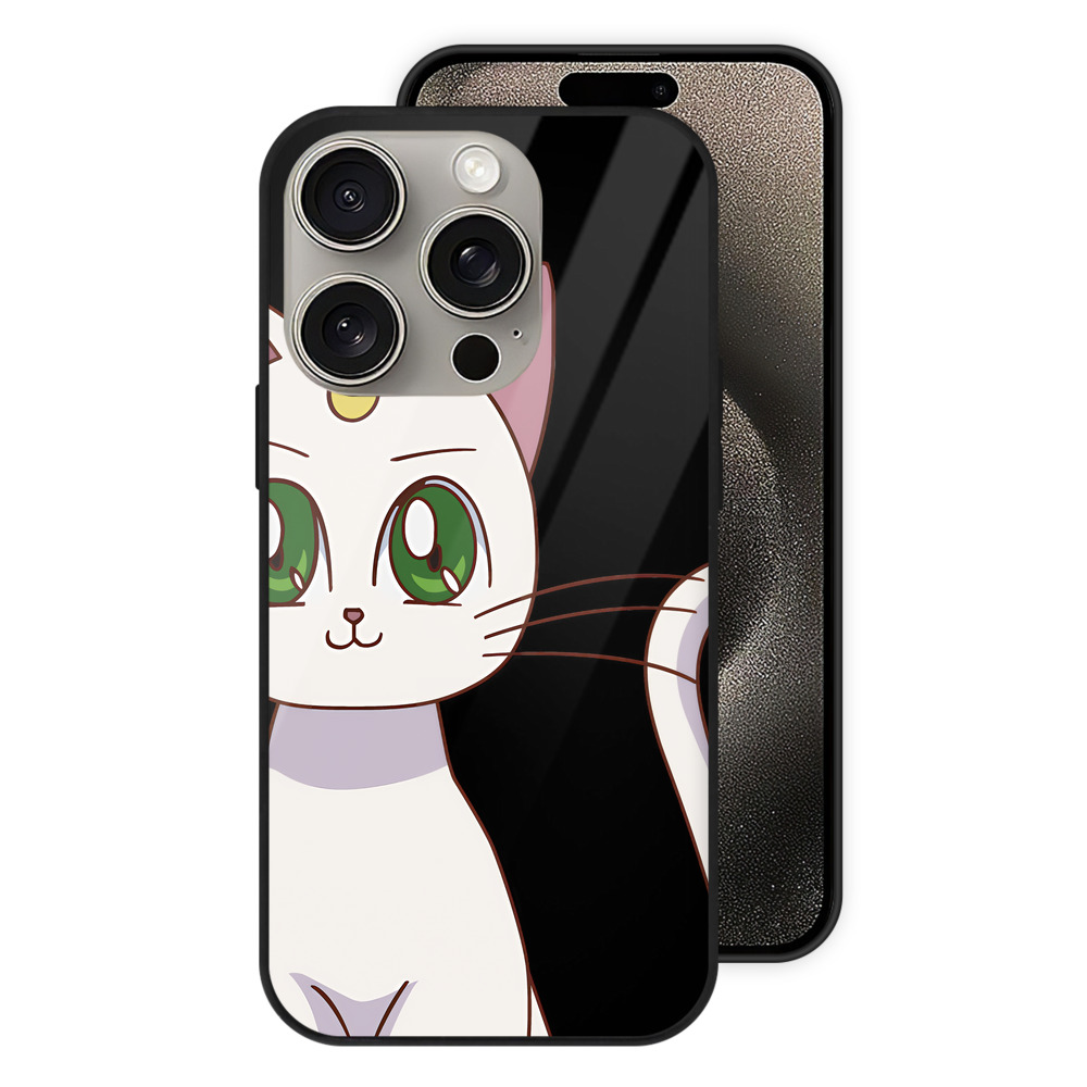 （画像用） 美少女戦士セーラームーン Sailor Moon 【iPhone15Pro対応】スマホケース 耐衝撃＆黄変防止 背面ガラス