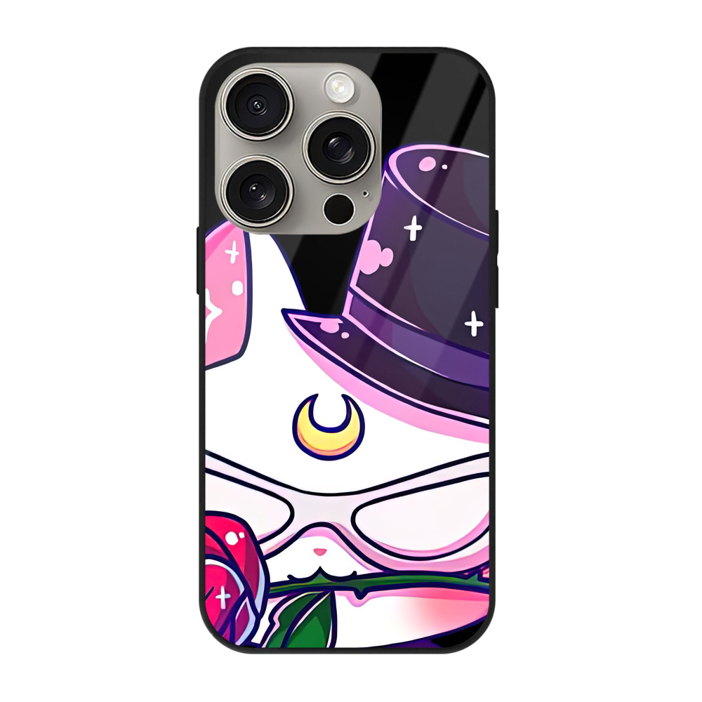 （画像用） 美少女戦士セーラームーン Sailor Moon 【iPhone15Pro対応】スマホケース 耐衝撃＆黄変防止 背面ガラス