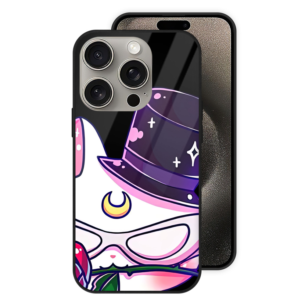 （画像用） 美少女戦士セーラームーン Sailor Moon 【iPhone15Pro対応】スマホケース 耐衝撃＆黄変防止 背面ガラス