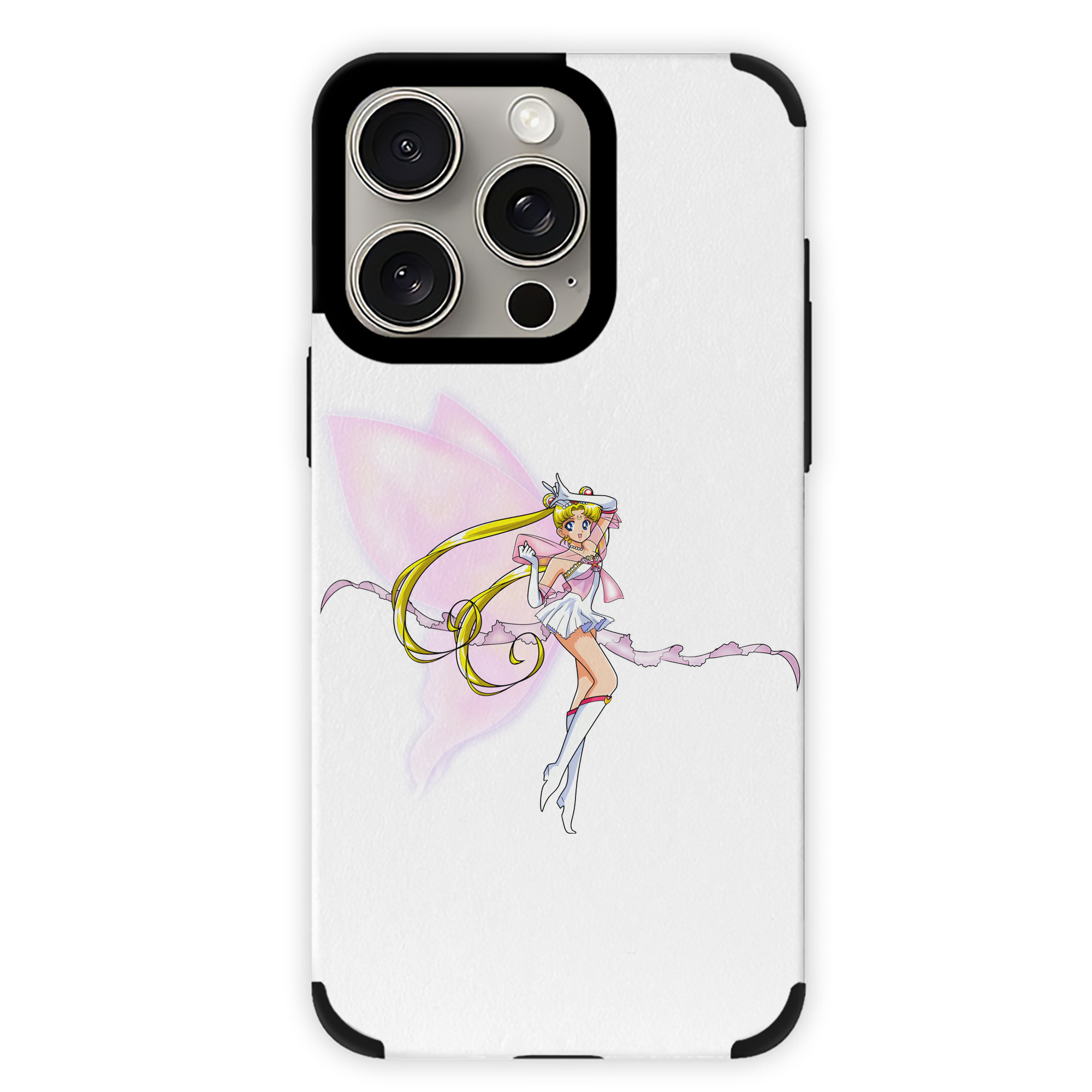 （画像用） 美少女戦士セーラームーン 月野 うさぎ つきの うさぎ Sailor Moon Tsukino Usagi 【iPhone15ProMax対応】 PUレザー スマホケース 耐衝撃＆黄変防止