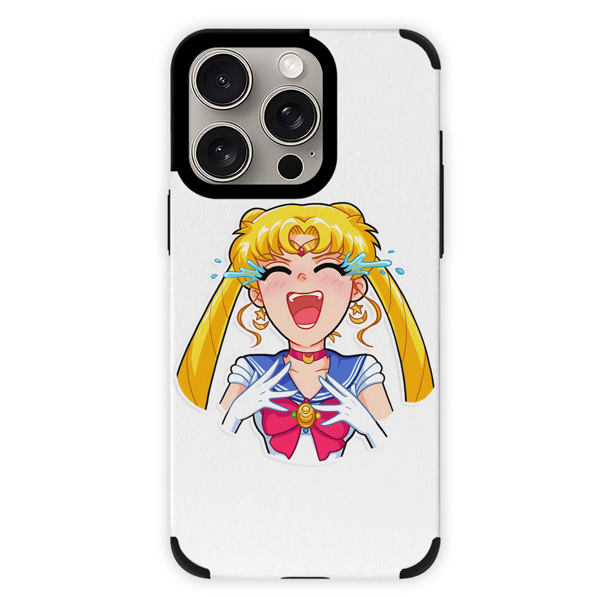 （画像用） 美少女戦士セーラームーン 月野 うさぎ つきの うさぎ Sailor Moon Tsukino Usagi 【iPhone15ProMax対応】 PUレザー スマホケース 耐衝撃＆黄変防止