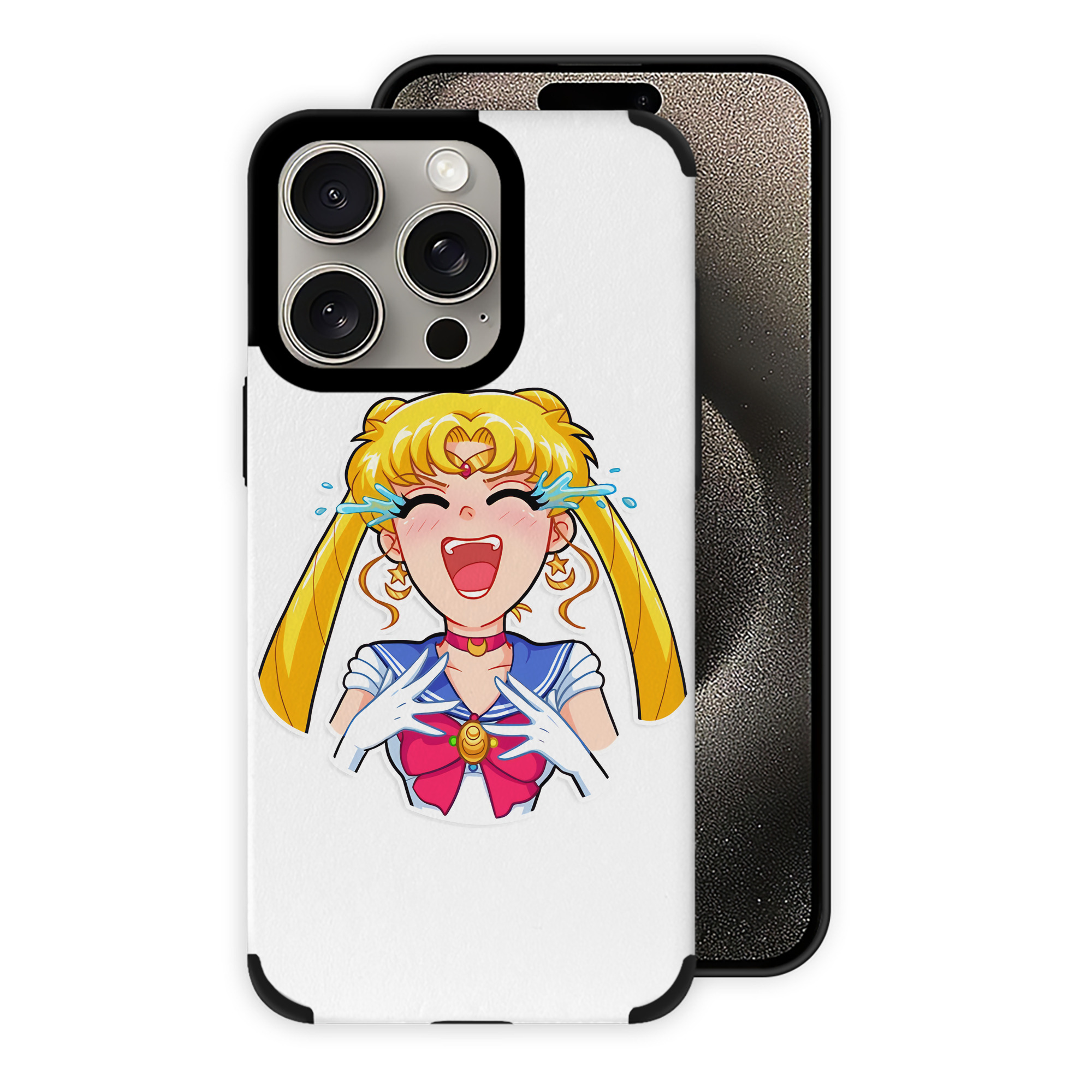（画像用） 美少女戦士セーラームーン 月野 うさぎ つきの うさぎ Sailor Moon Tsukino Usagi 【iPhone15ProMax対応】 PUレザー スマホケース 耐衝撃＆黄変防止