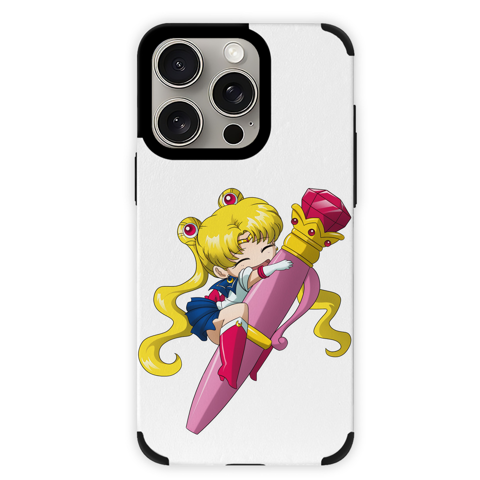 （画像用） 美少女戦士セーラームーン 月野 うさぎ つきの うさぎ Sailor Moon Tsukino Usagi 【iPhone15ProMax対応】 PUレザー スマホケース 耐衝撃＆黄変防止