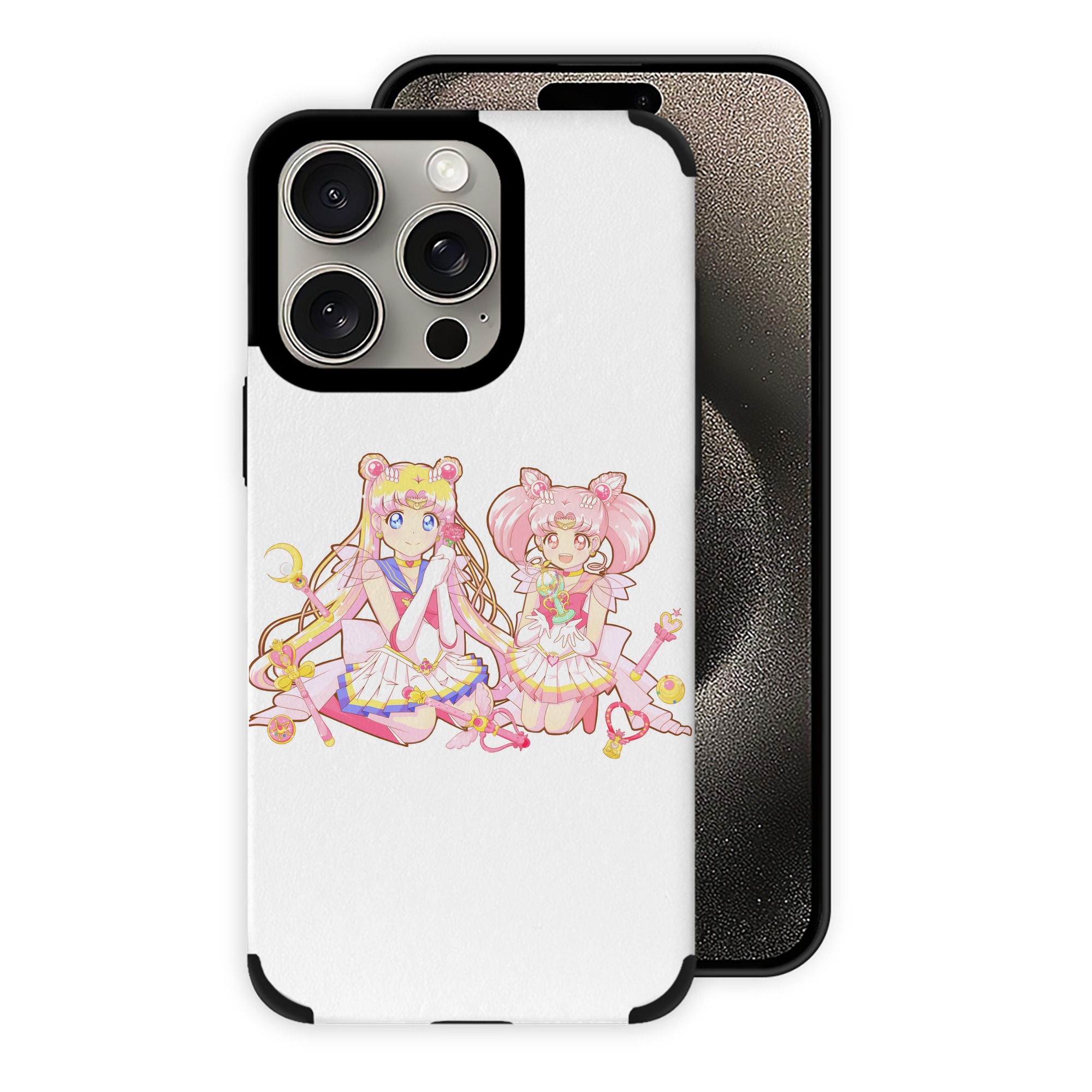 （画像用） 美少女戦士セーラームーン 月野 うさぎ つきの うさぎ Sailor Moon Tsukino Usagi 【iPhone15ProMax対応】 PUレザー スマホケース 耐衝撃＆黄変防止