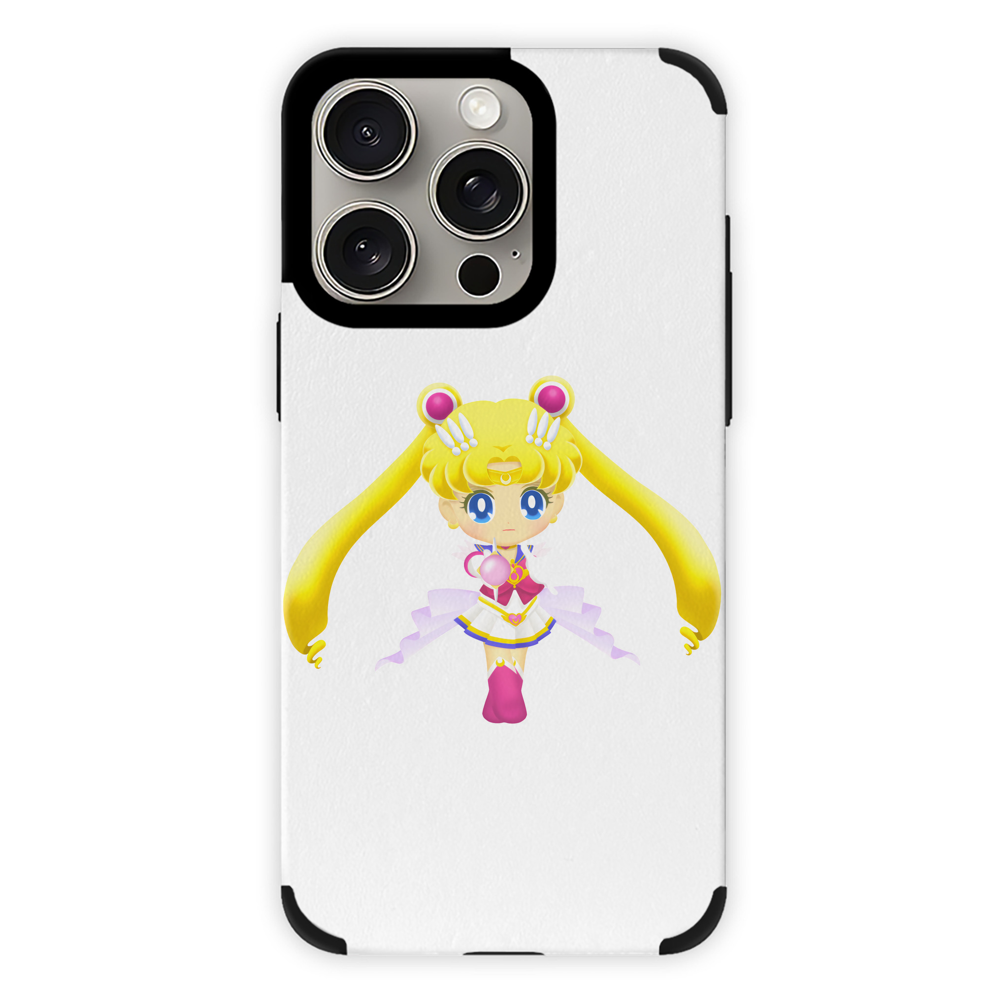 （画像用） 美少女戦士セーラームーン 月野 うさぎ つきの うさぎ Sailor Moon Tsukino Usagi 【iPhone15ProMax対応】 PUレザー スマホケース 耐衝撃＆黄変防止