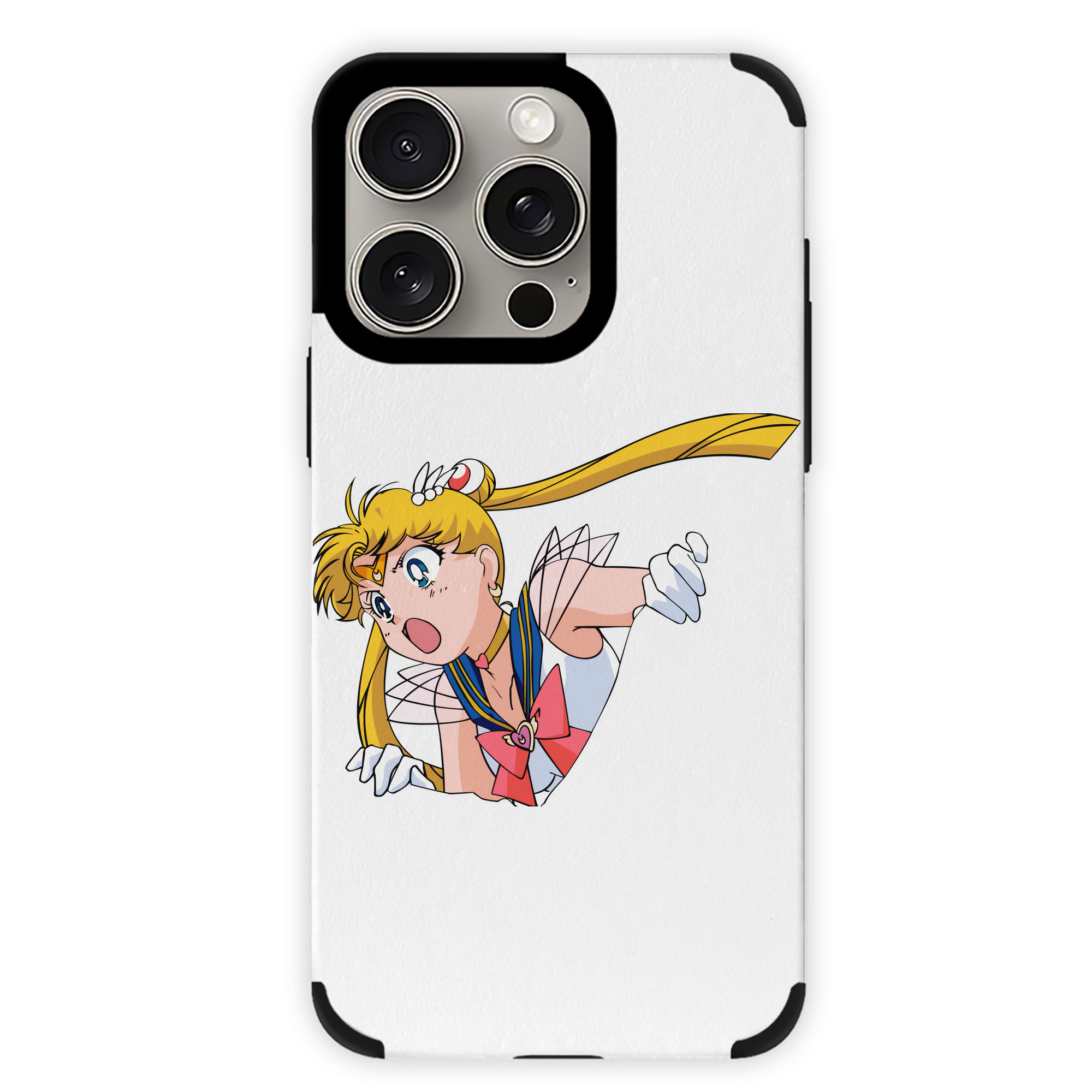 （画像用） 美少女戦士セーラームーン 月野 うさぎ つきの うさぎ Sailor Moon Tsukino Usagi 【iPhone15ProMax対応】 PUレザー スマホケース 耐衝撃＆黄変防止