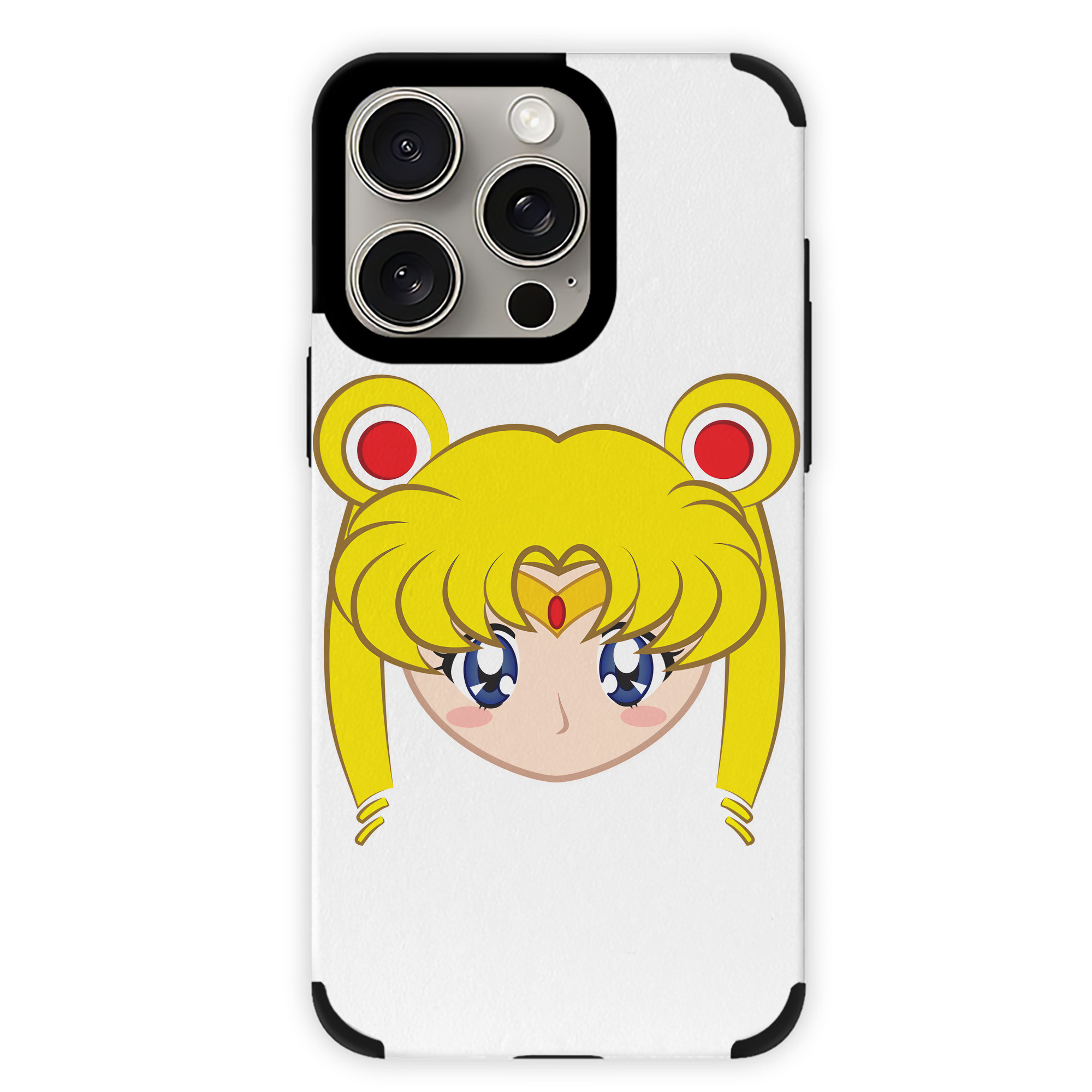 （画像用） 美少女戦士セーラームーン 月野 うさぎ つきの うさぎ Sailor Moon Tsukino Usagi 【iPhone15ProMax対応】 PUレザー スマホケース 耐衝撃＆黄変防止