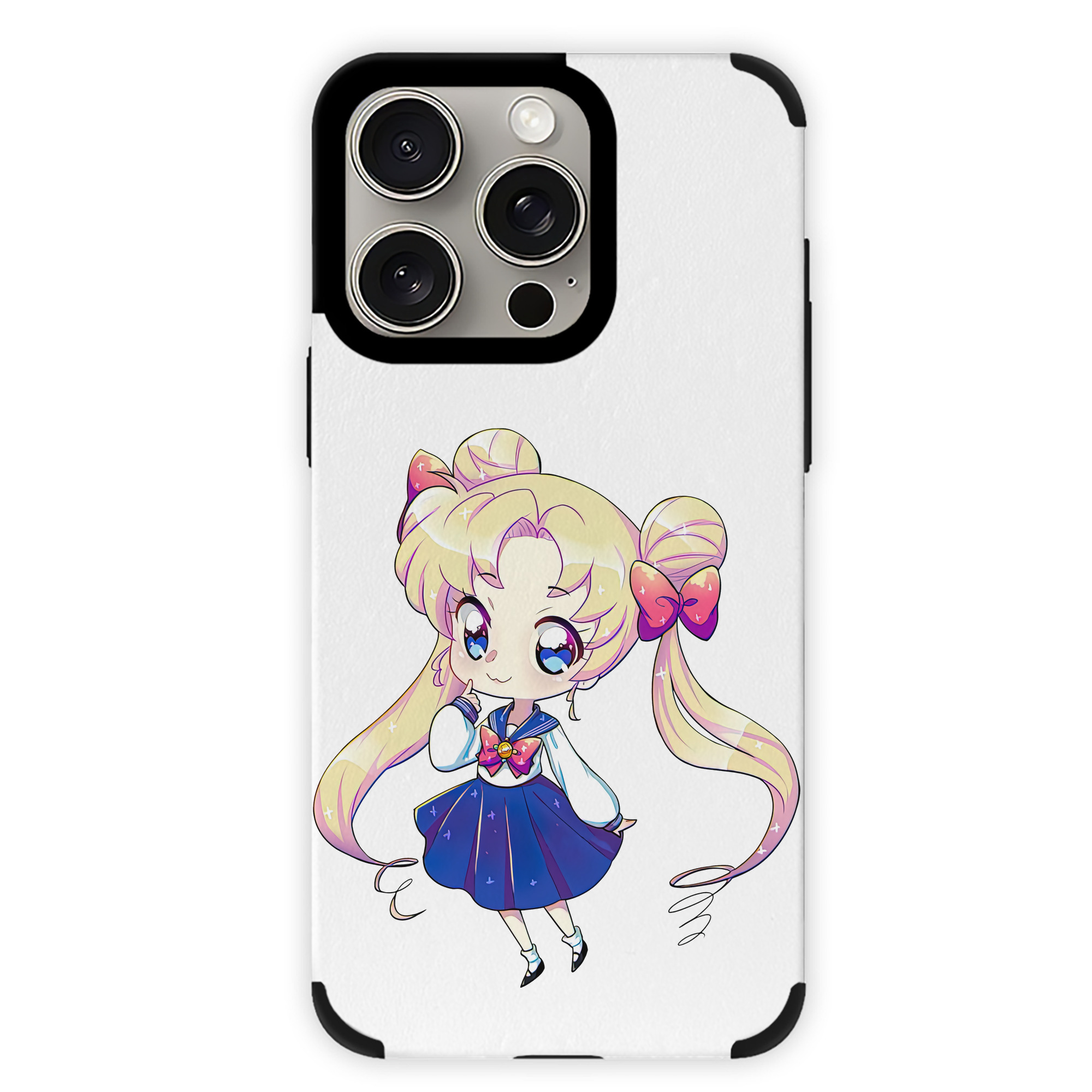 （画像用） 美少女戦士セーラームーン 月野 うさぎ つきの うさぎ Sailor Moon Tsukino Usagi 【iPhone15ProMax対応】 PUレザー スマホケース 耐衝撃＆黄変防止