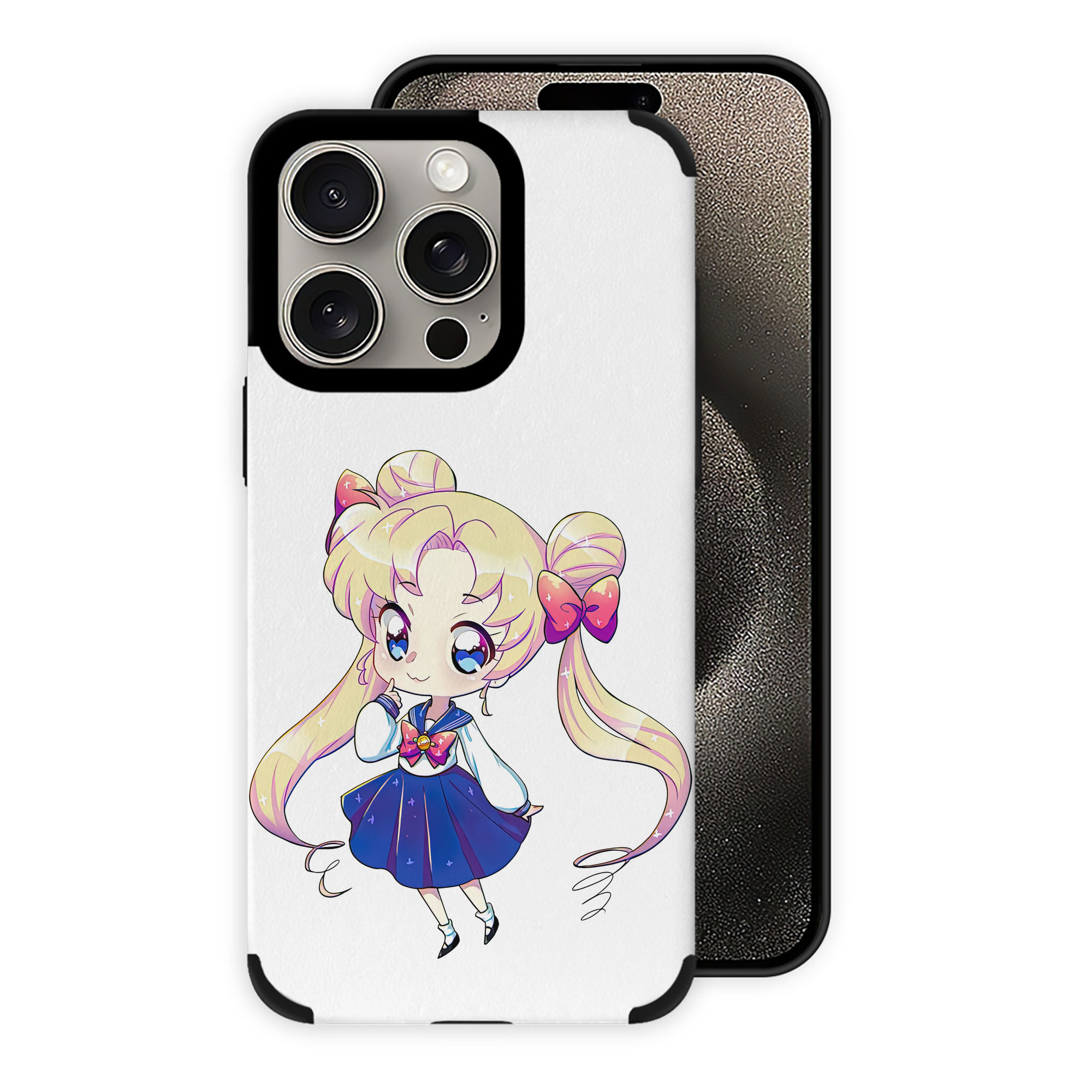 （画像用） 美少女戦士セーラームーン 月野 うさぎ つきの うさぎ Sailor Moon Tsukino Usagi 【iPhone15ProMax対応】 PUレザー スマホケース 耐衝撃＆黄変防止