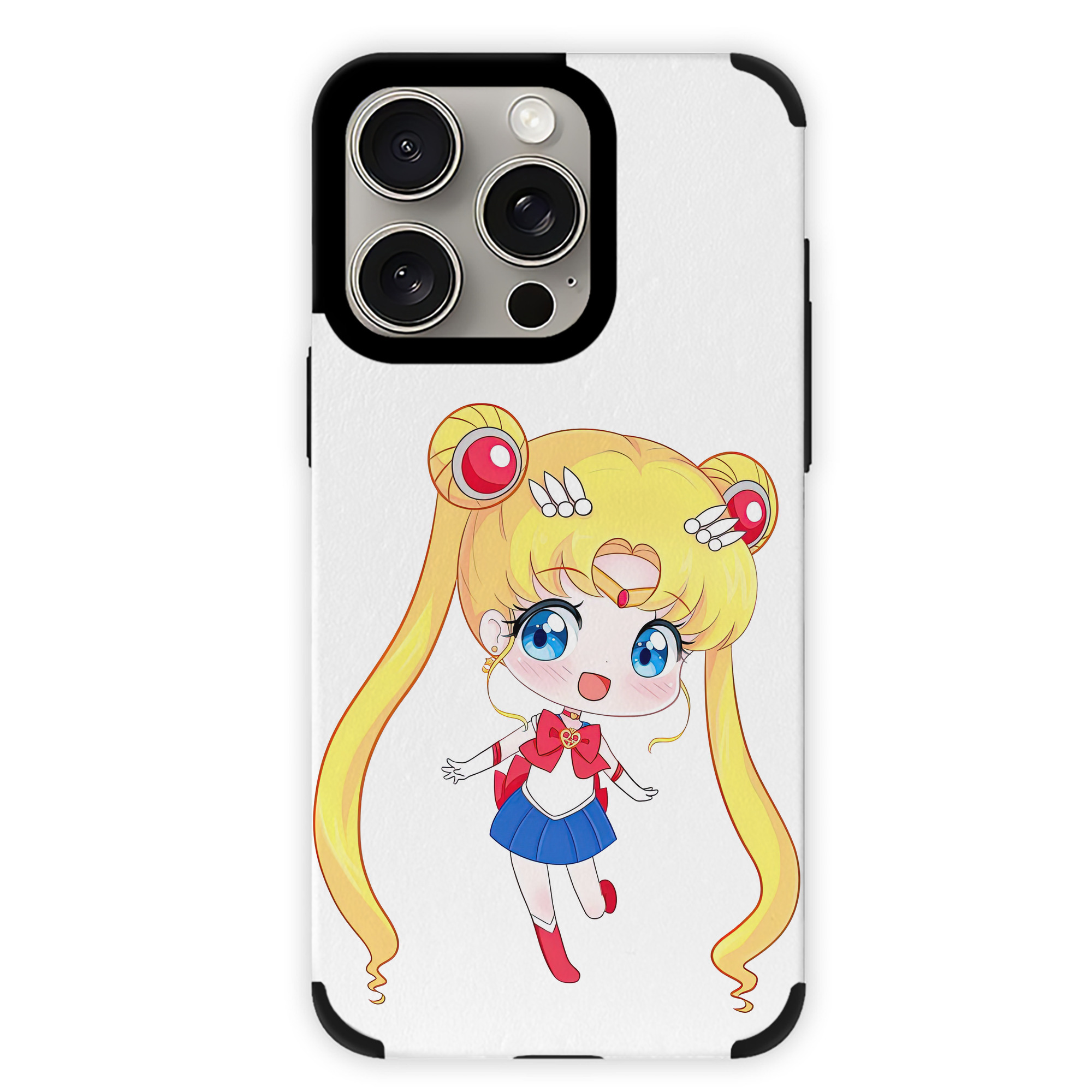 （画像用） 美少女戦士セーラームーン 月野 うさぎ つきの うさぎ Sailor Moon Tsukino Usagi 【iPhone15ProMax対応】 PUレザー スマホケース 耐衝撃＆黄変防止