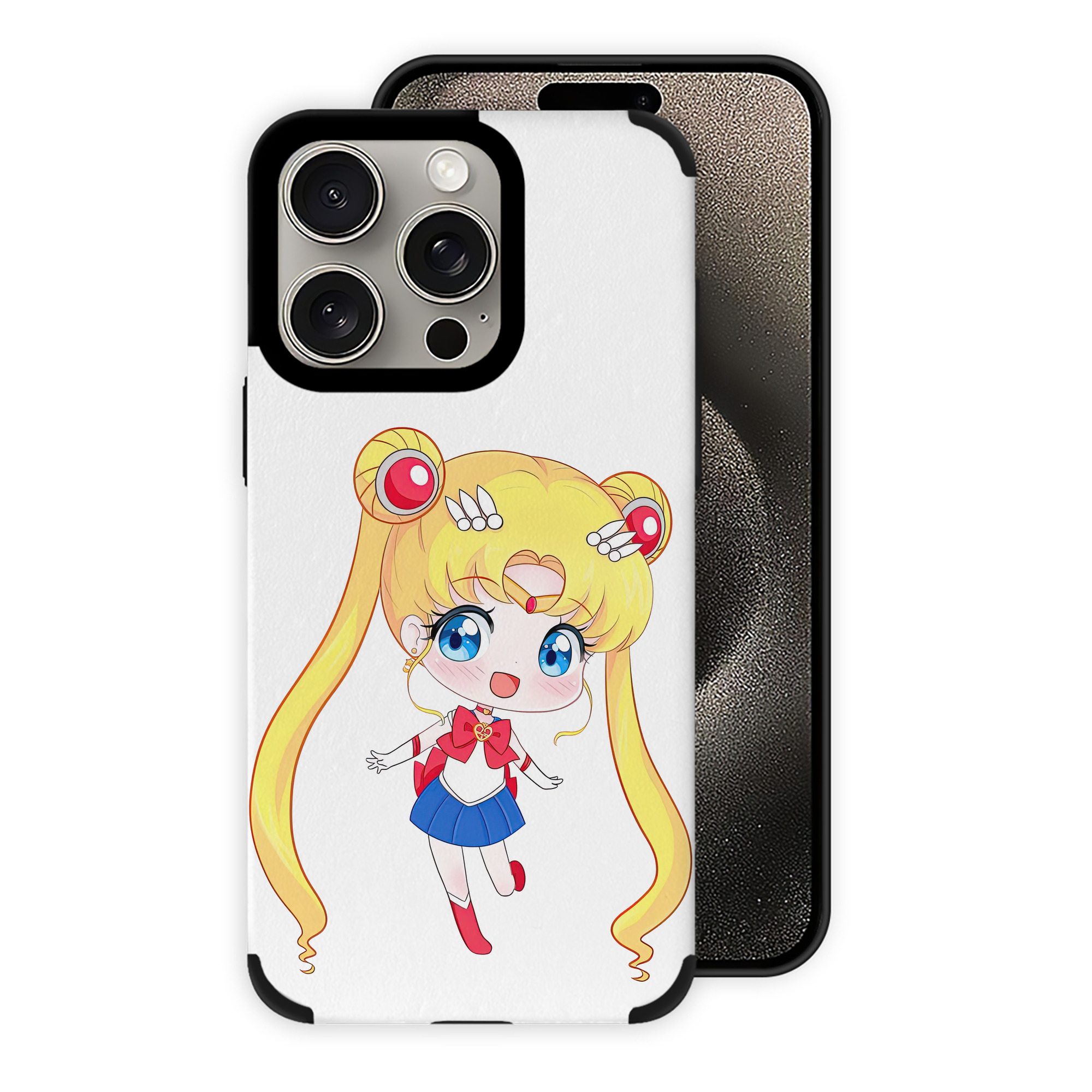 （画像用） 美少女戦士セーラームーン 月野 うさぎ つきの うさぎ Sailor Moon Tsukino Usagi 【iPhone15ProMax対応】 PUレザー スマホケース 耐衝撃＆黄変防止