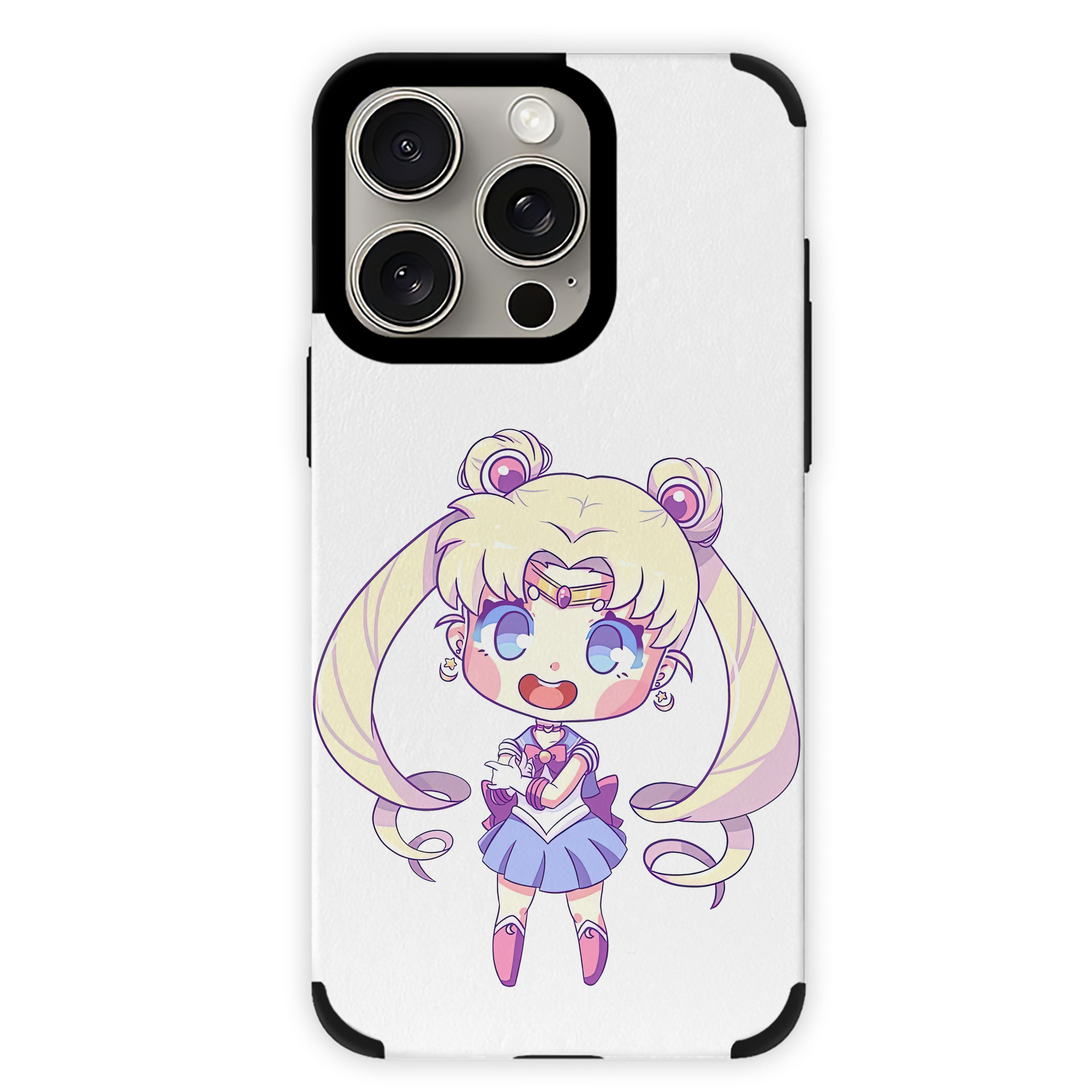 （画像用） 美少女戦士セーラームーン 月野 うさぎ つきの うさぎ Sailor Moon Tsukino Usagi 【iPhone15ProMax対応】 PUレザー スマホケース 耐衝撃＆黄変防止