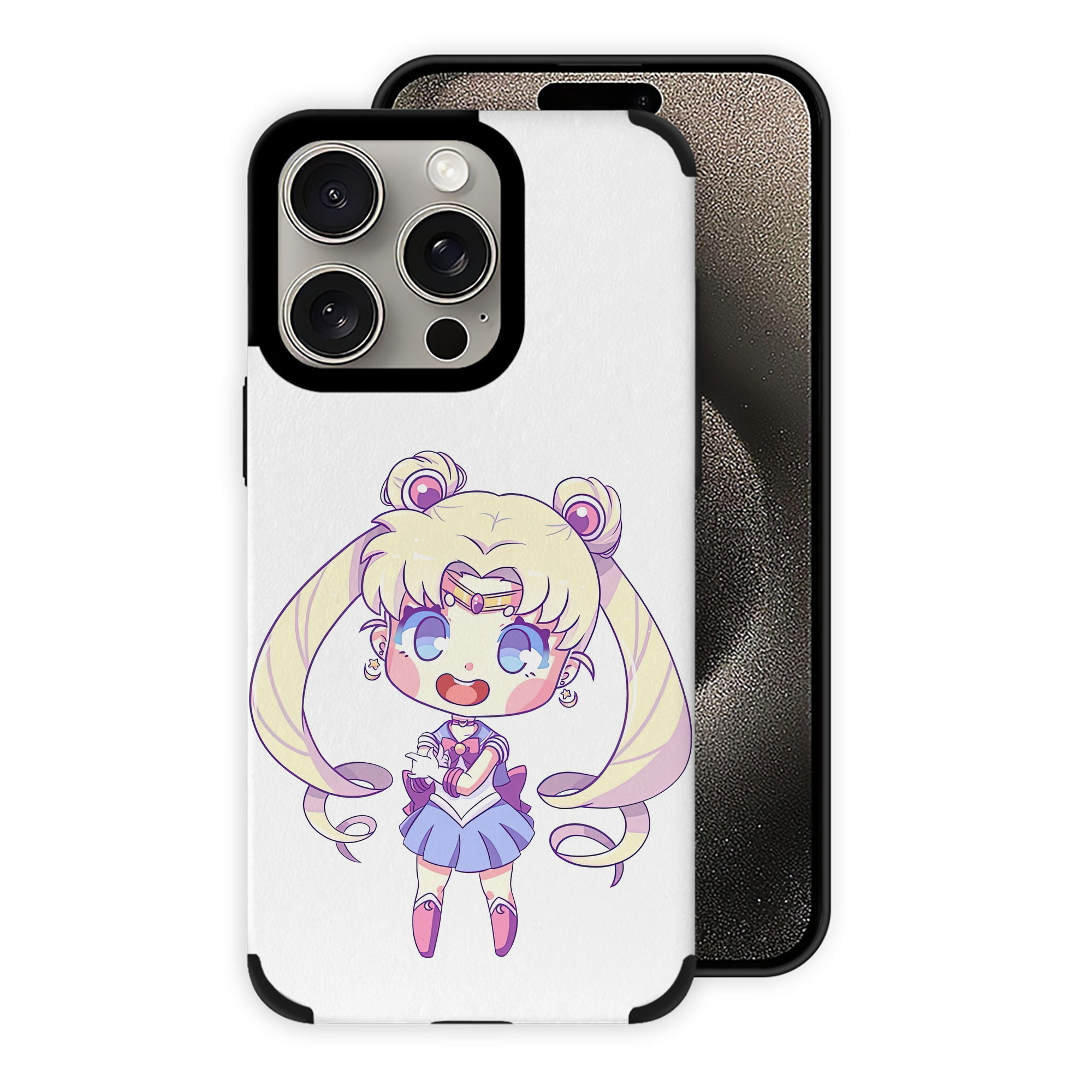 （画像用） 美少女戦士セーラームーン 月野 うさぎ つきの うさぎ Sailor Moon Tsukino Usagi 【iPhone15ProMax対応】 PUレザー スマホケース 耐衝撃＆黄変防止