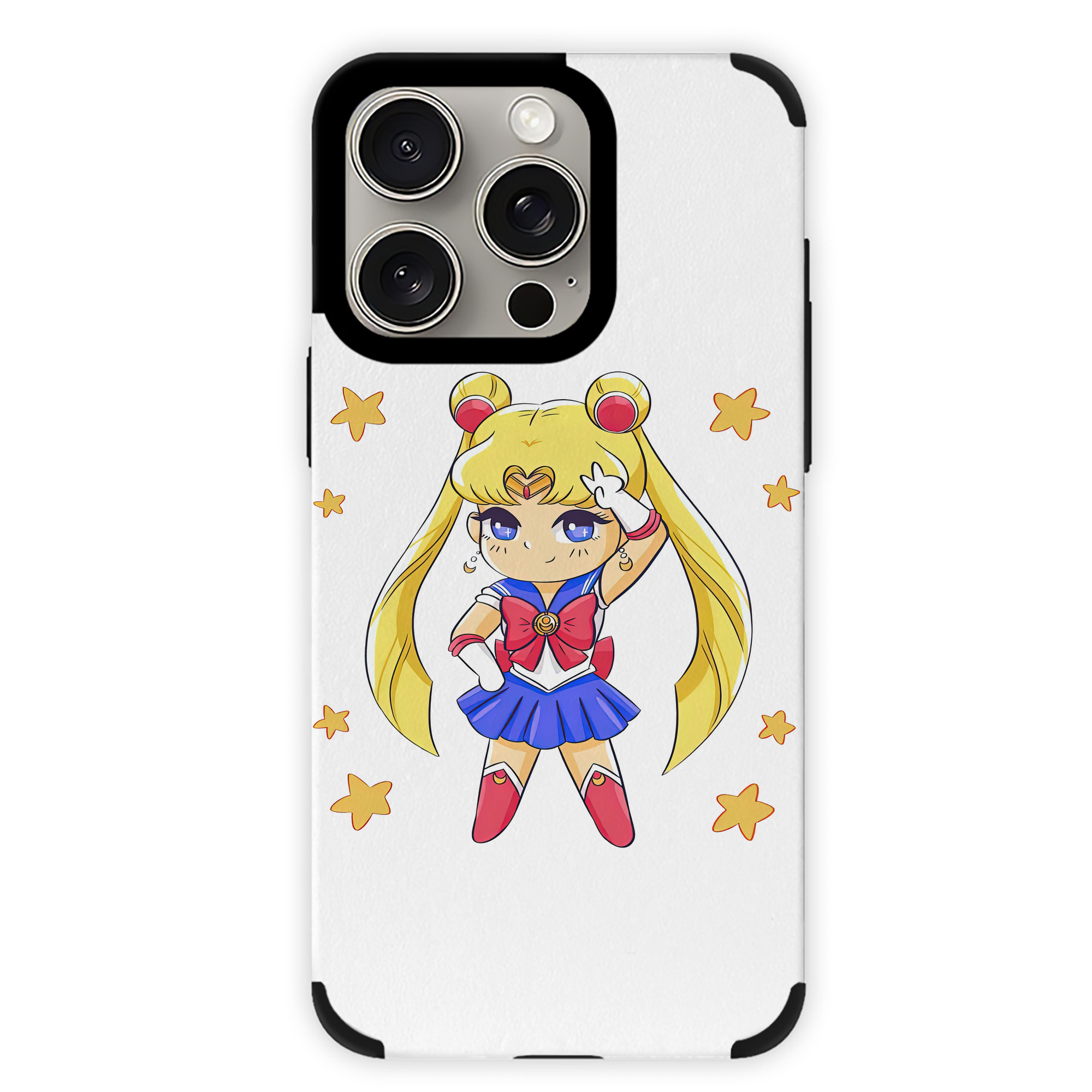 （画像用） 美少女戦士セーラームーン 月野 うさぎ つきの うさぎ Sailor Moon Tsukino Usagi 【iPhone15ProMax対応】 PUレザー スマホケース 耐衝撃＆黄変防止