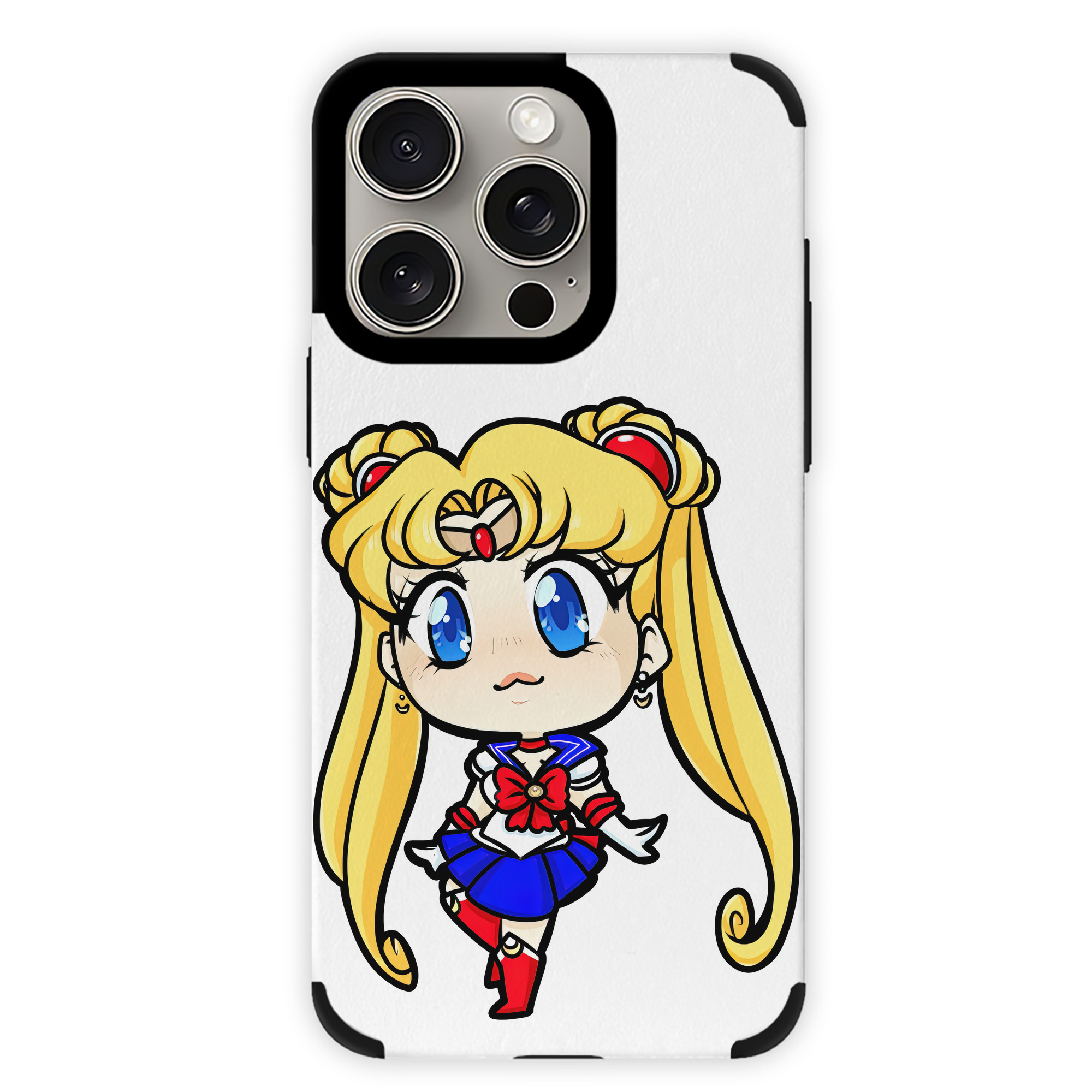 （画像用） 美少女戦士セーラームーン 月野 うさぎ つきの うさぎ Sailor Moon Tsukino Usagi 【iPhone15ProMax対応】 PUレザー スマホケース 耐衝撃＆黄変防止