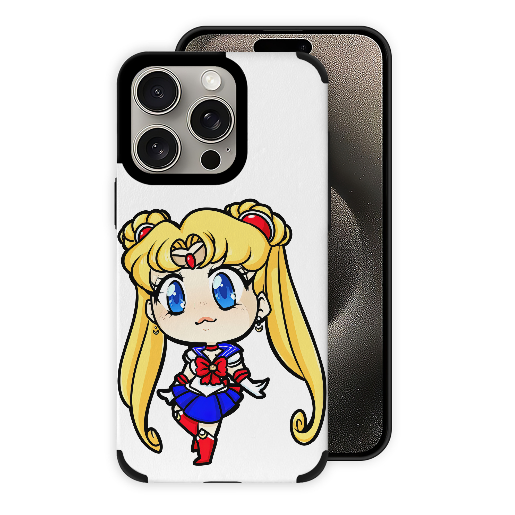 （画像用） 美少女戦士セーラームーン 月野 うさぎ つきの うさぎ Sailor Moon Tsukino Usagi 【iPhone15ProMax対応】 PUレザー スマホケース 耐衝撃＆黄変防止