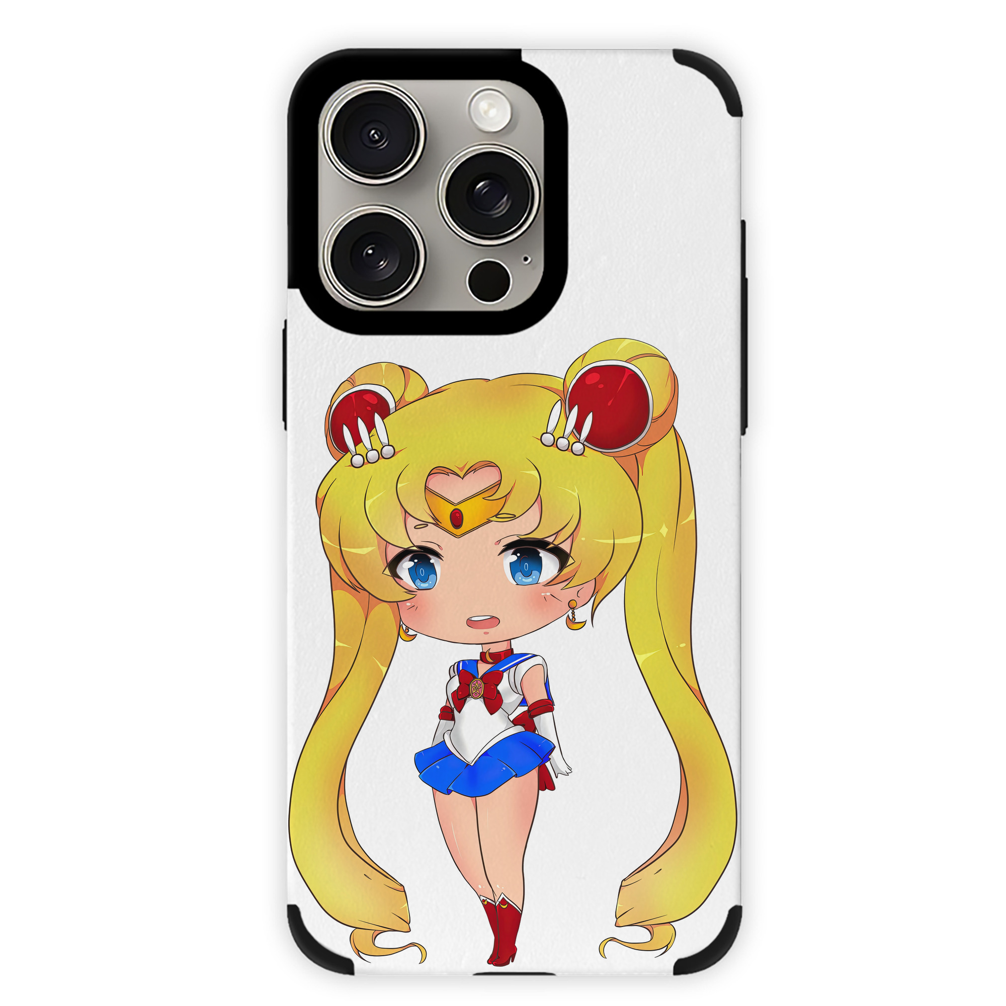 （画像用） 美少女戦士セーラームーン 月野 うさぎ つきの うさぎ Sailor Moon Tsukino Usagi 【iPhone15ProMax対応】 PUレザー スマホケース 耐衝撃＆黄変防止
