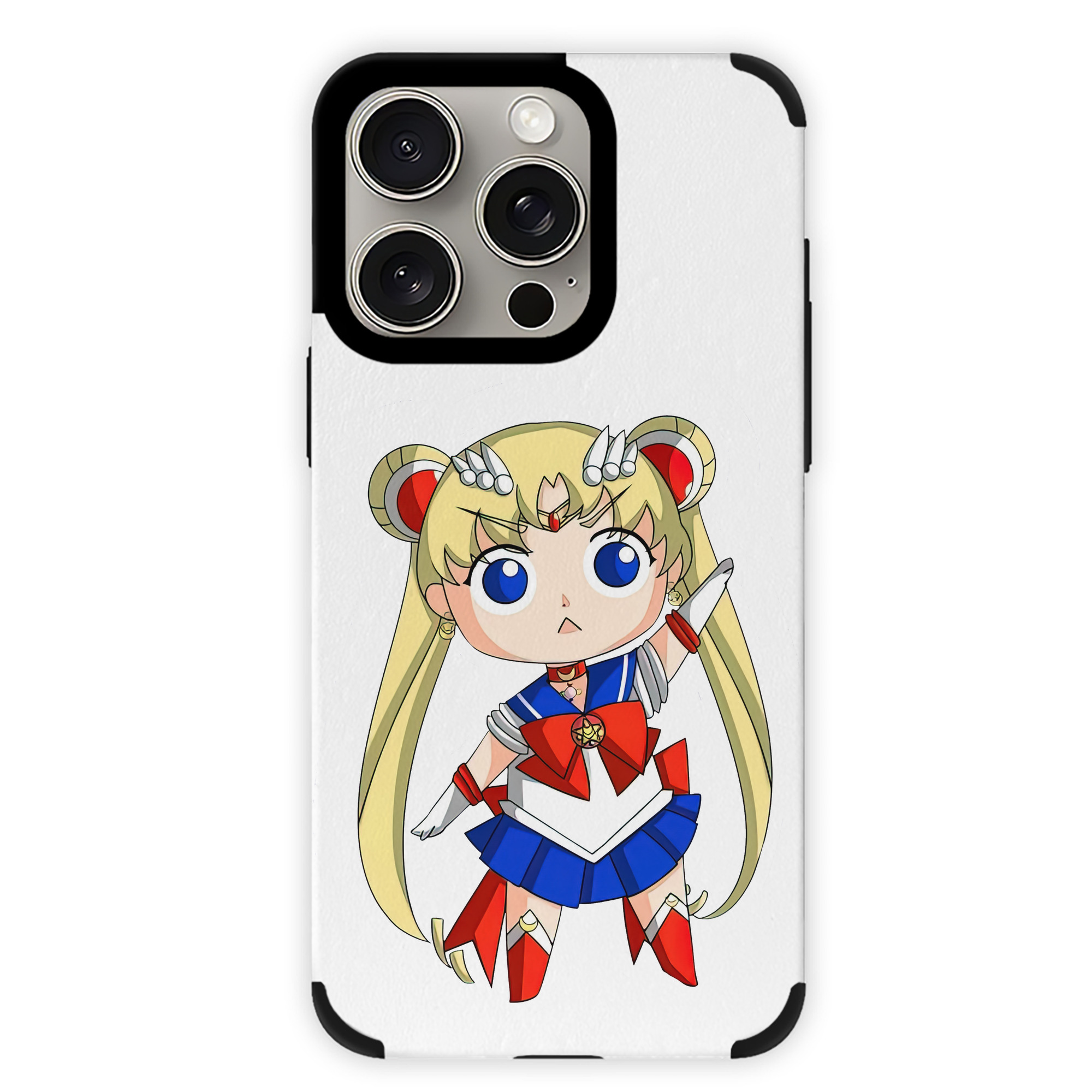 （画像用） 美少女戦士セーラームーン 月野 うさぎ つきの うさぎ Sailor Moon Tsukino Usagi 【iPhone15ProMax対応】 PUレザー スマホケース 耐衝撃＆黄変防止