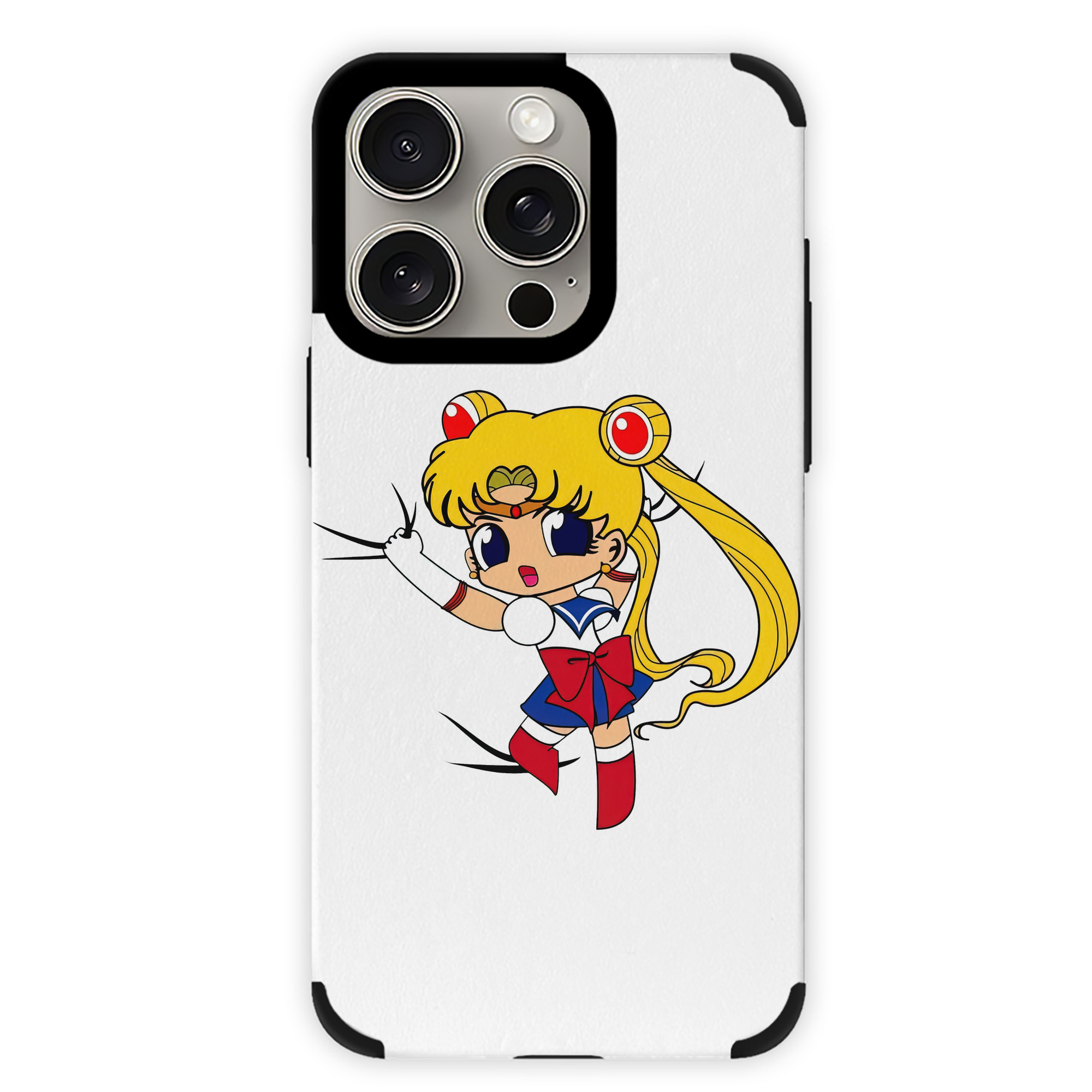 （画像用） 美少女戦士セーラームーン 月野 うさぎ つきの うさぎ Sailor Moon Tsukino Usagi 【iPhone15ProMax対応】 PUレザー スマホケース 耐衝撃＆黄変防止
