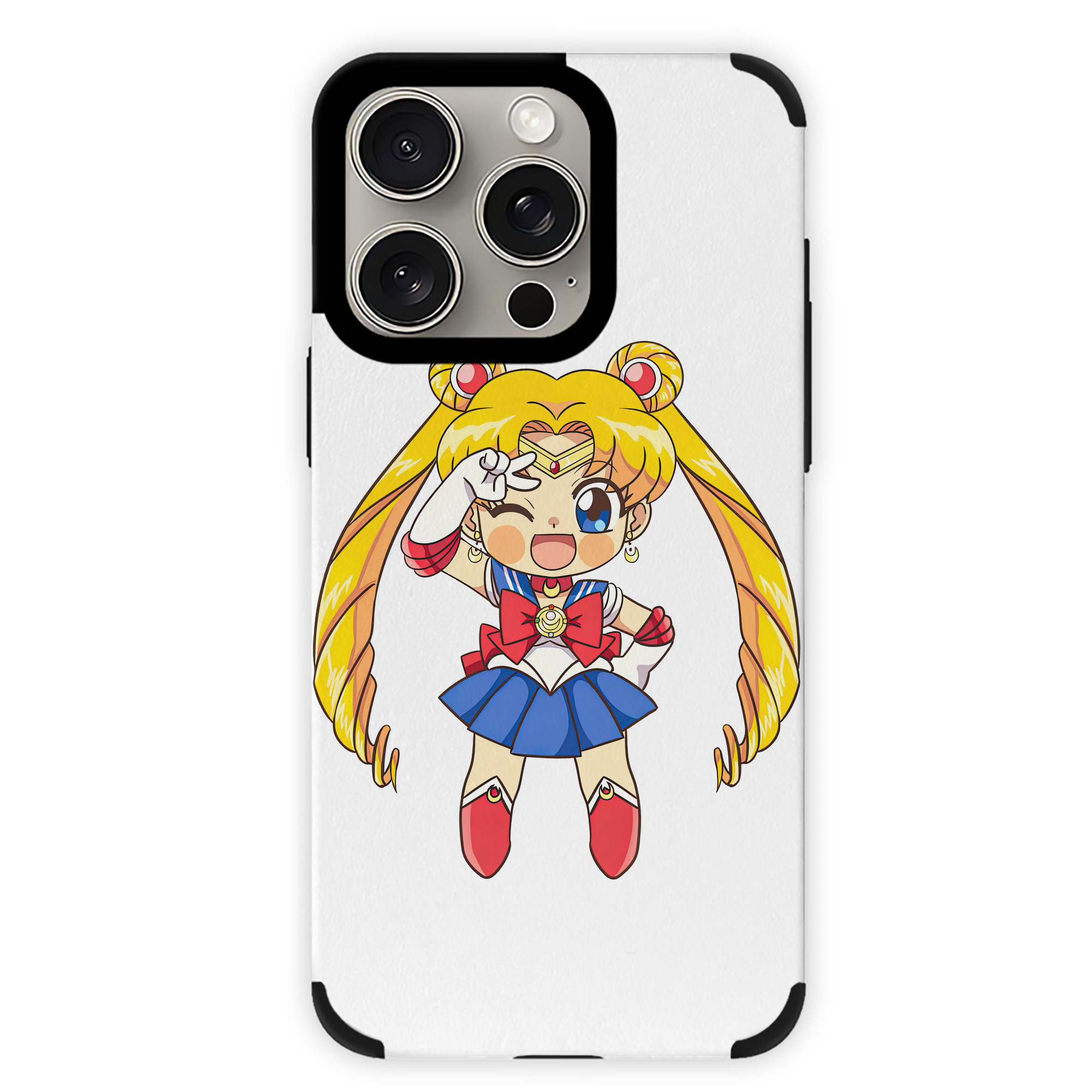 （画像用） 美少女戦士セーラームーン 月野 うさぎ つきの うさぎ Sailor Moon Tsukino Usagi 【iPhone15ProMax対応】 PUレザー スマホケース 耐衝撃＆黄変防止