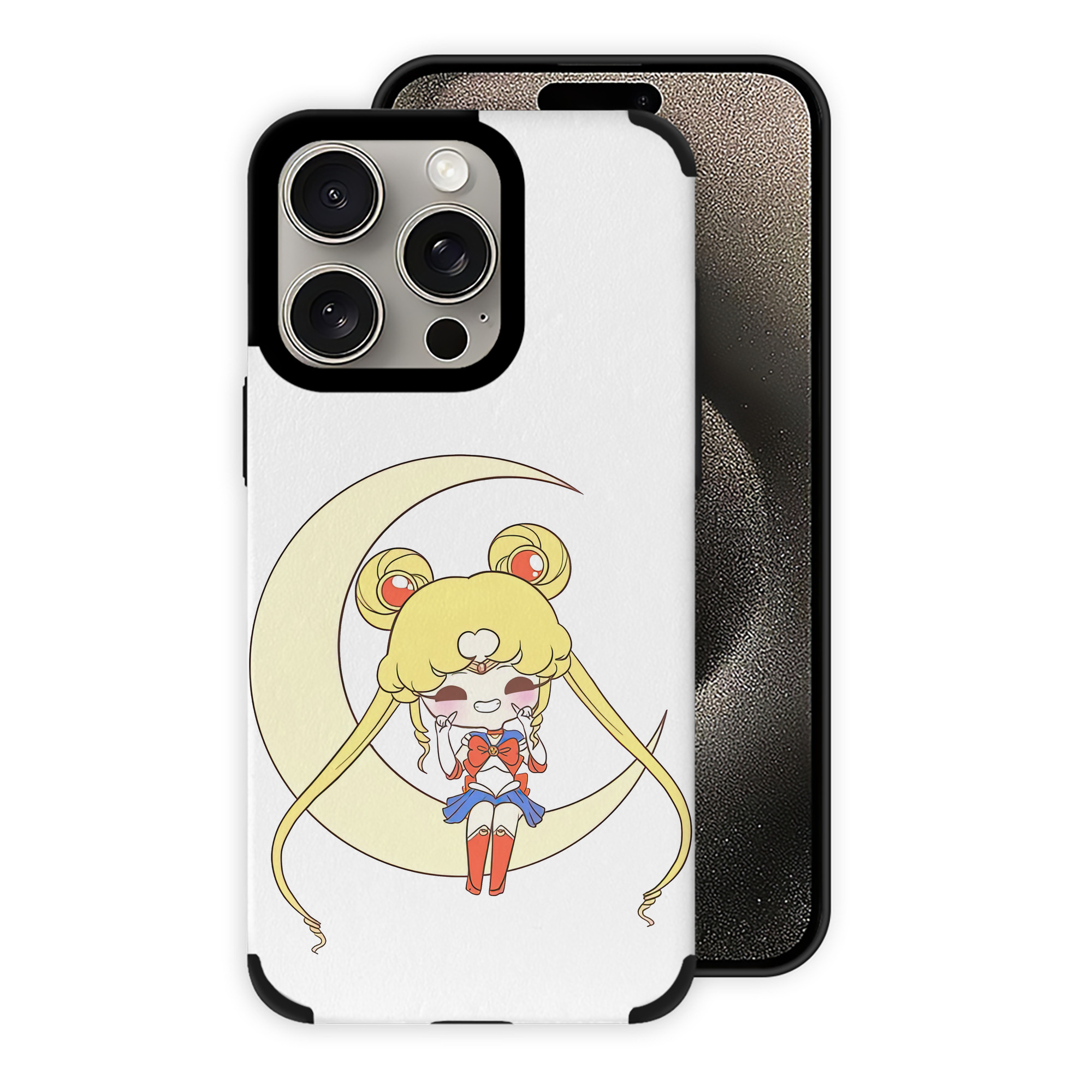 （画像用） 美少女戦士セーラームーン 月野 うさぎ つきの うさぎ Sailor Moon Tsukino Usagi 【iPhone15ProMax対応】 PUレザー スマホケース 耐衝撃＆黄変防止