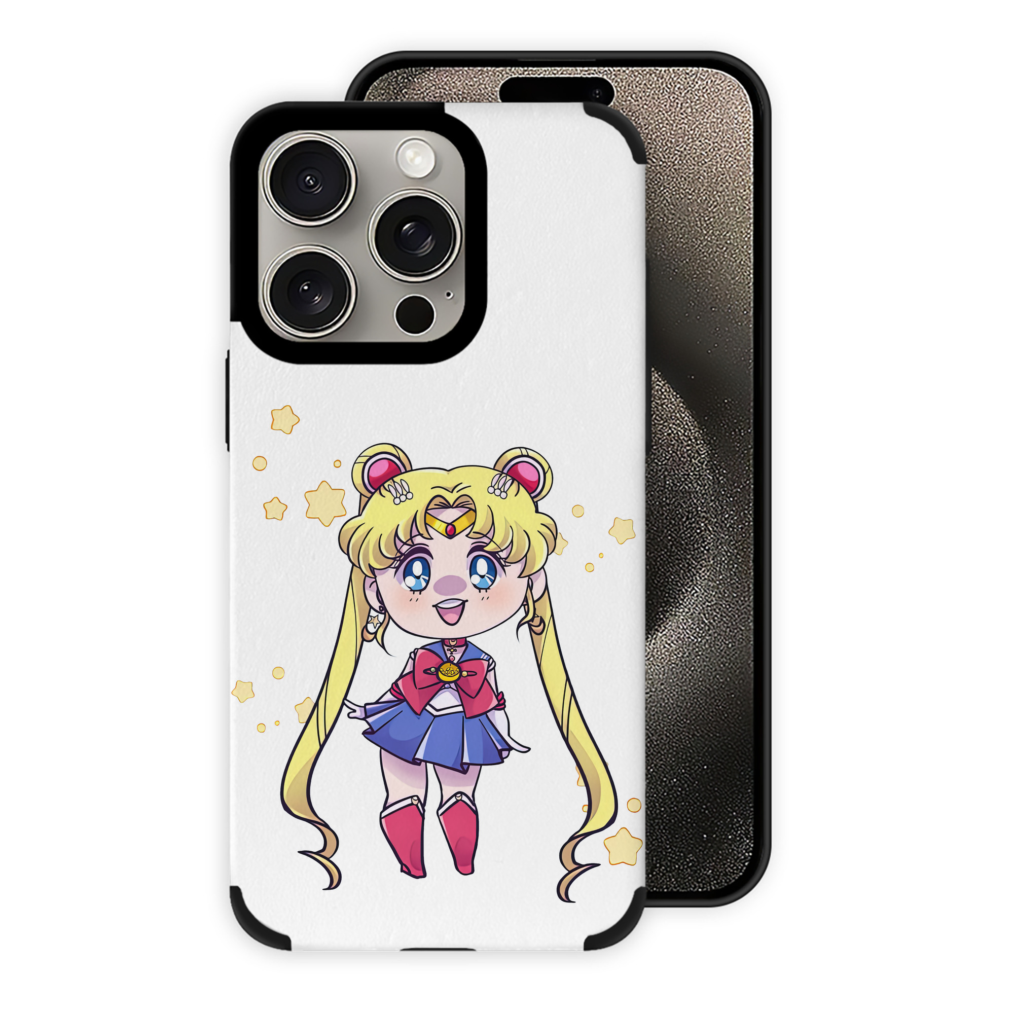 （画像用） 美少女戦士セーラームーン 月野 うさぎ つきの うさぎ Sailor Moon Tsukino Usagi 【iPhone15ProMax対応】 PUレザー スマホケース 耐衝撃＆黄変防止