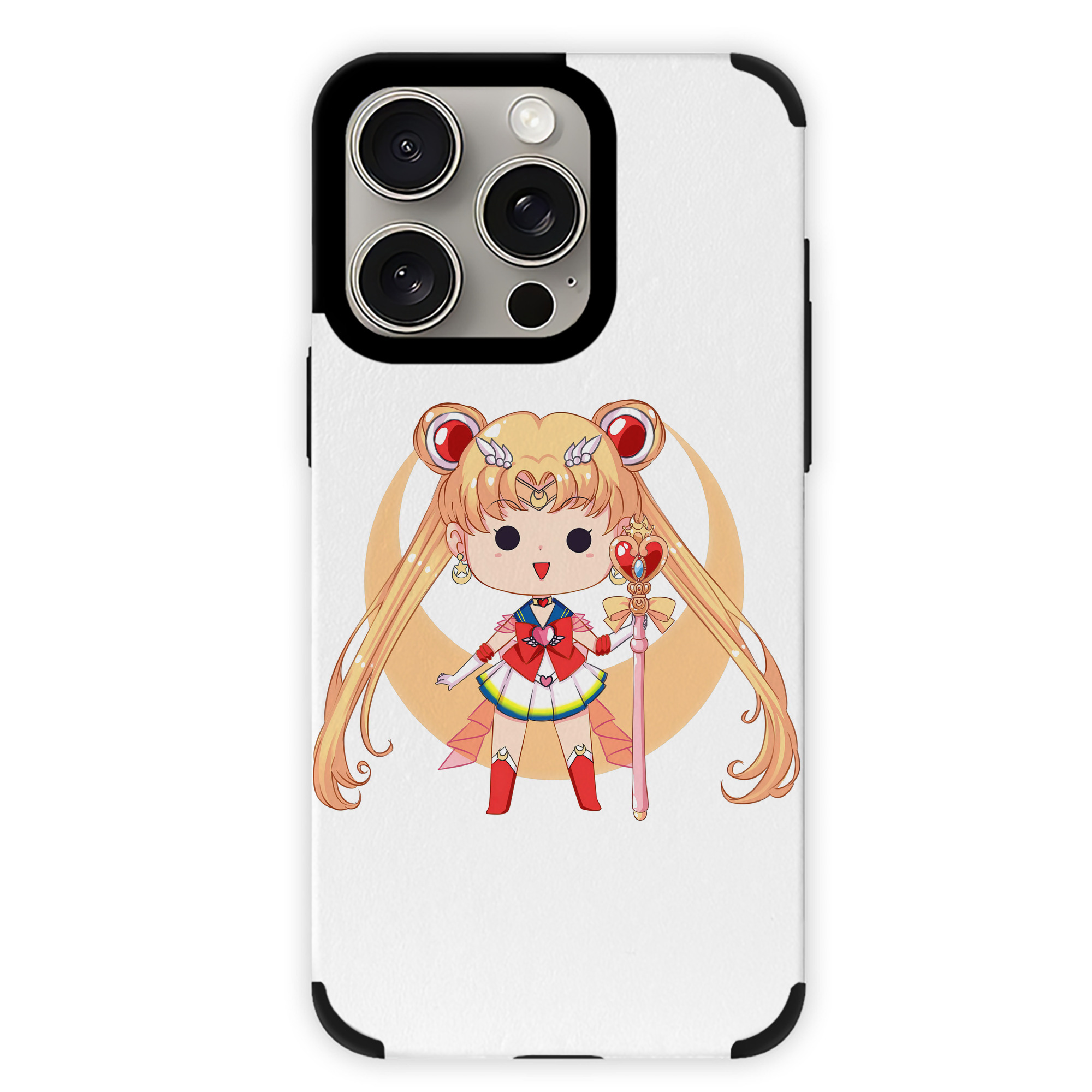 （画像用） 美少女戦士セーラームーン 月野 うさぎ つきの うさぎ Sailor Moon Tsukino Usagi 【iPhone15ProMax対応】 PUレザー スマホケース 耐衝撃＆黄変防止