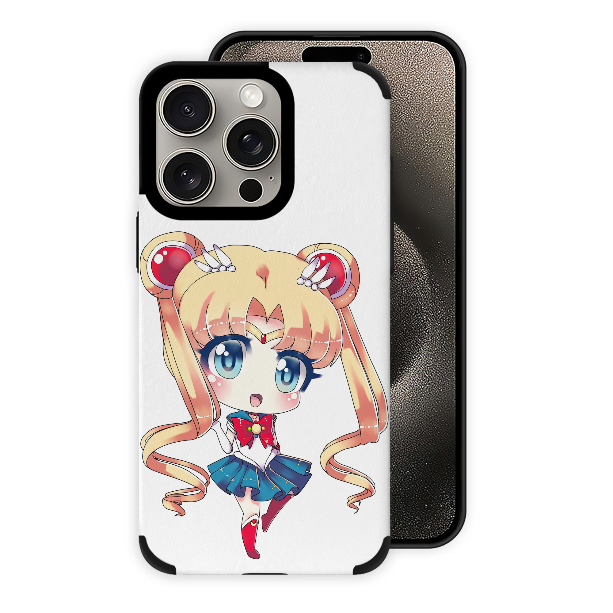（画像用） 美少女戦士セーラームーン 月野 うさぎ つきの うさぎ Sailor Moon Tsukino Usagi 【iPhone15ProMax対応】 PUレザー スマホケース 耐衝撃＆黄変防止