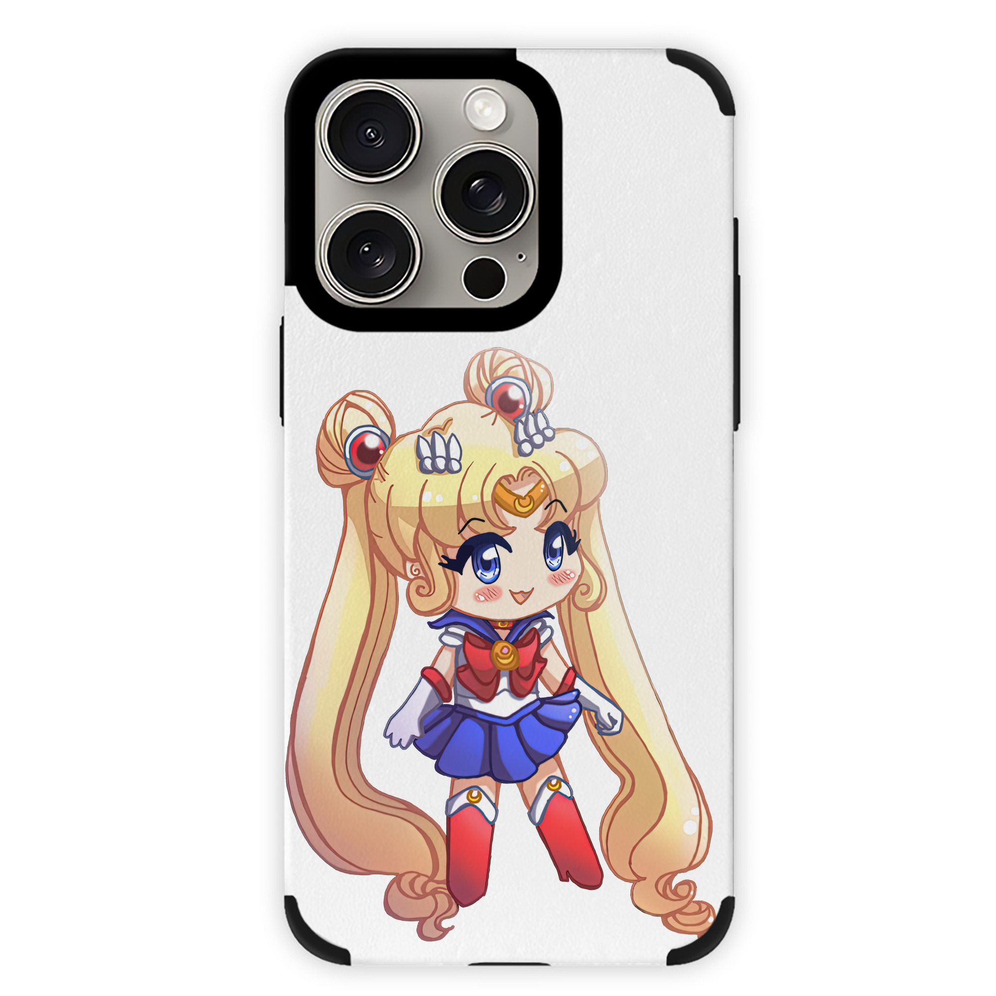 （画像用） 美少女戦士セーラームーン 月野 うさぎ つきの うさぎ Sailor Moon Tsukino Usagi 【iPhone15ProMax対応】 PUレザー スマホケース 耐衝撃＆黄変防止
