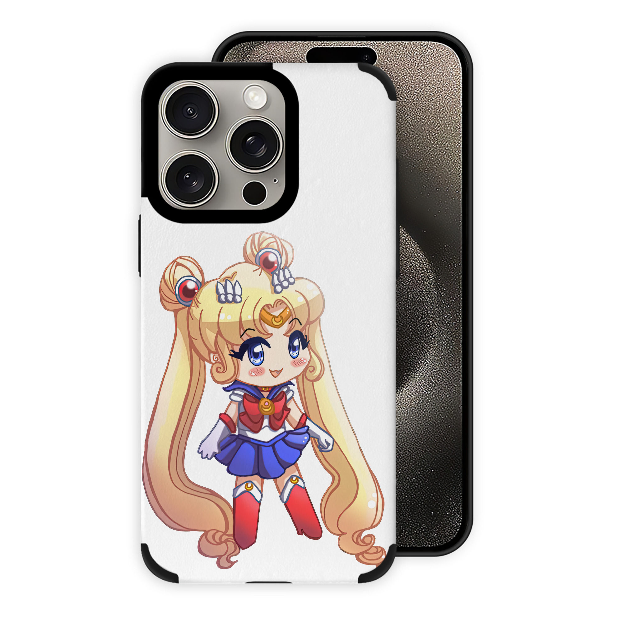（画像用） 美少女戦士セーラームーン 月野 うさぎ つきの うさぎ Sailor Moon Tsukino Usagi 【iPhone15ProMax対応】 PUレザー スマホケース 耐衝撃＆黄変防止