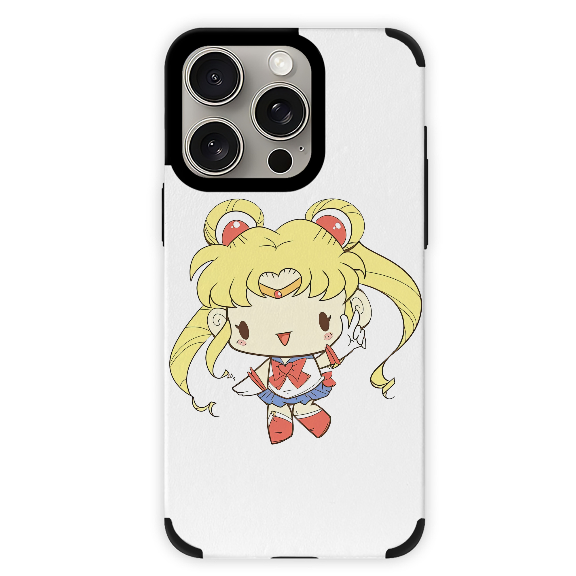 （画像用） 美少女戦士セーラームーン 月野 うさぎ つきの うさぎ Sailor Moon Tsukino Usagi 【iPhone15ProMax対応】 PUレザー スマホケース 耐衝撃＆黄変防止