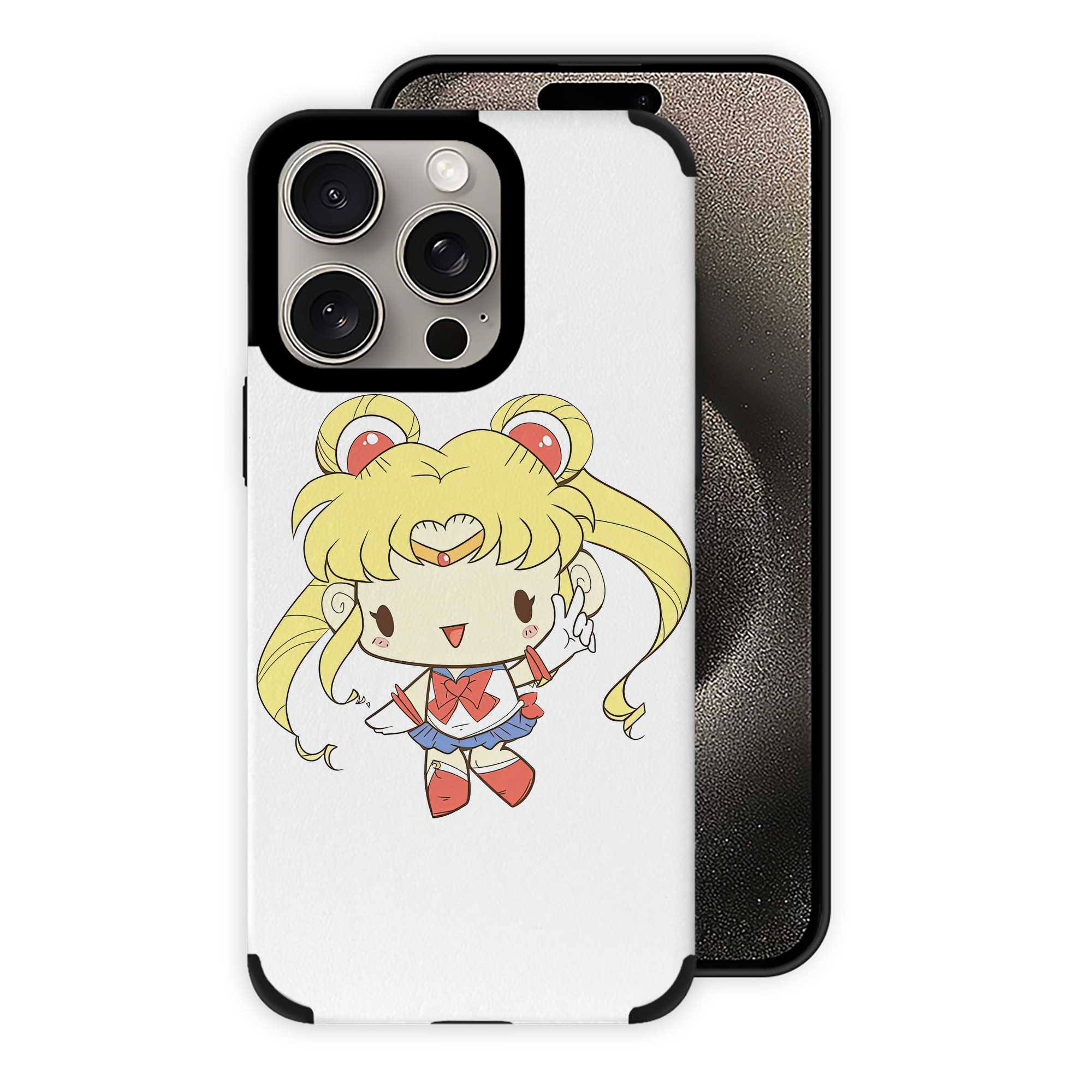 （画像用） 美少女戦士セーラームーン 月野 うさぎ つきの うさぎ Sailor Moon Tsukino Usagi 【iPhone15ProMax対応】 PUレザー スマホケース 耐衝撃＆黄変防止