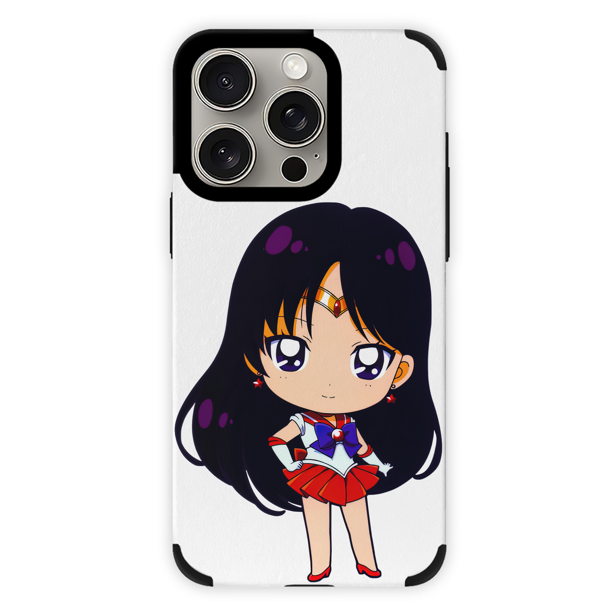 （画像用） 美少女戦士セーラームーン 火野レイ ひの レイ Sailor Moon Hino Rei （セーラーマーズ,Sailor Mars） 【iPhone15ProMax対応】 PUレザー スマホケース 耐衝撃＆黄変防止