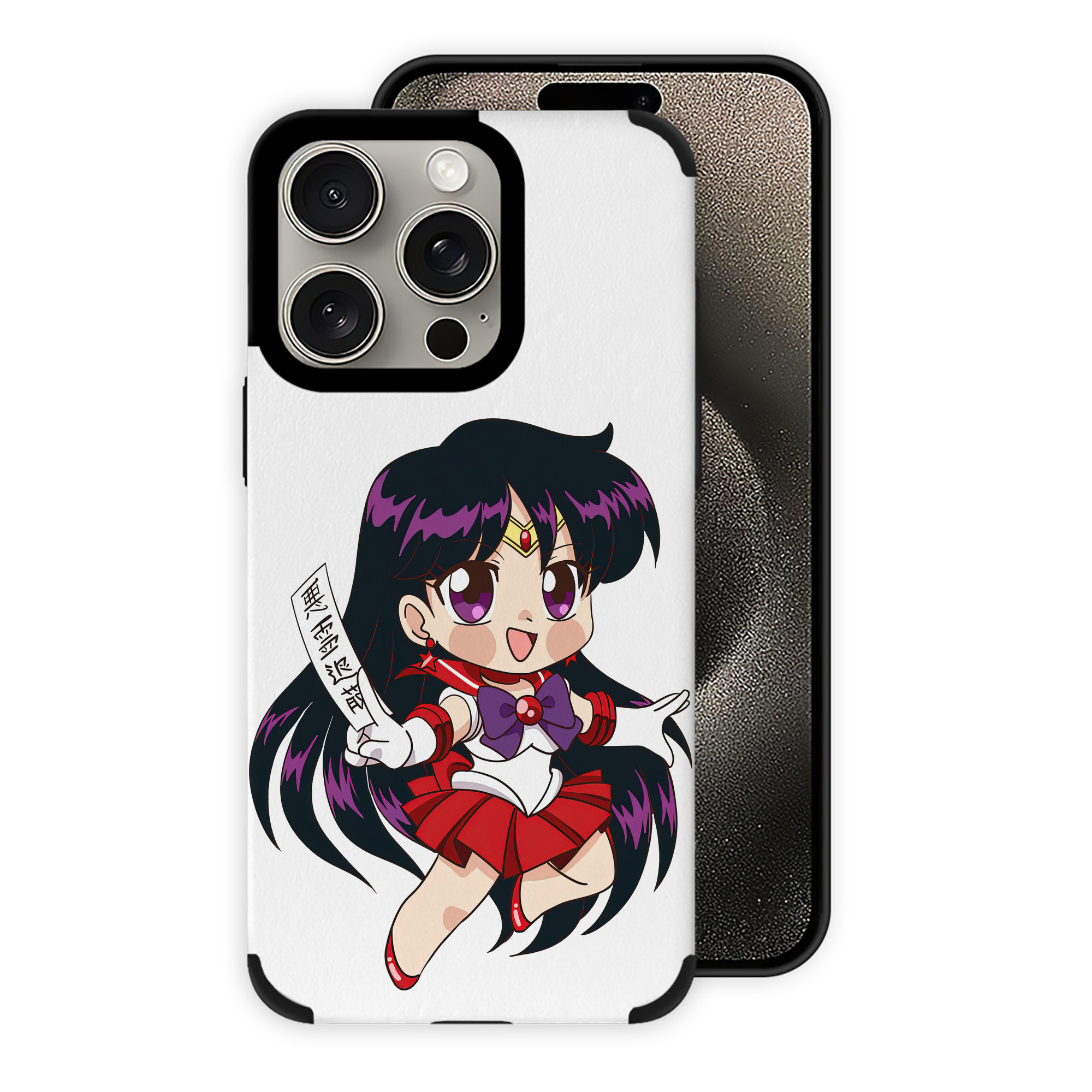 （画像用） 美少女戦士セーラームーン 火野レイ ひの レイ Sailor Moon Hino Rei （セーラーマーズ,Sailor Mars） 【iPhone15ProMax対応】 PUレザー スマホケース 耐衝撃＆黄変防止