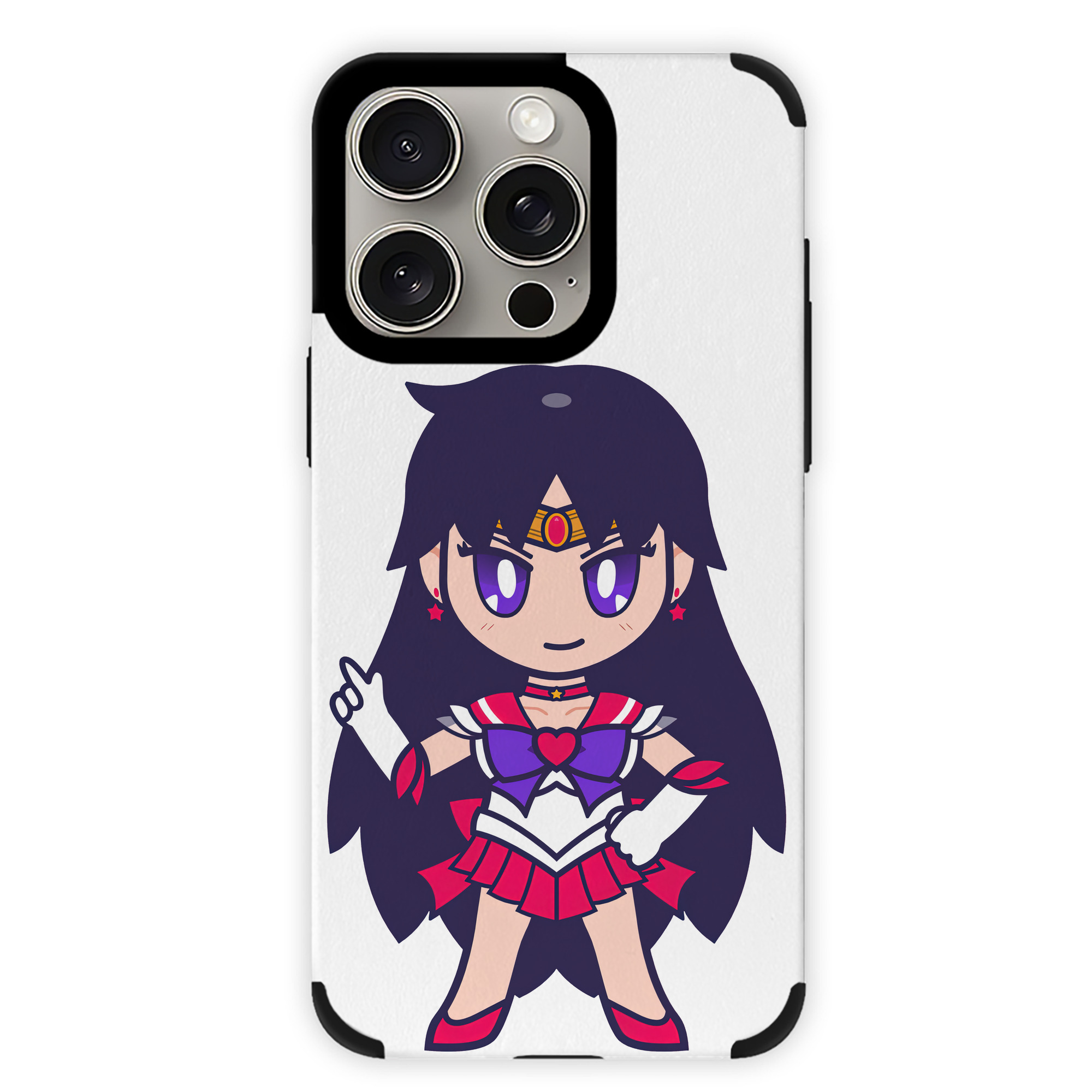 （画像用） 美少女戦士セーラームーン 火野レイ ひの レイ Sailor Moon Hino Rei （セーラーマーズ,Sailor Mars） 【iPhone15ProMax対応】 PUレザー スマホケース 耐衝撃＆黄変防止